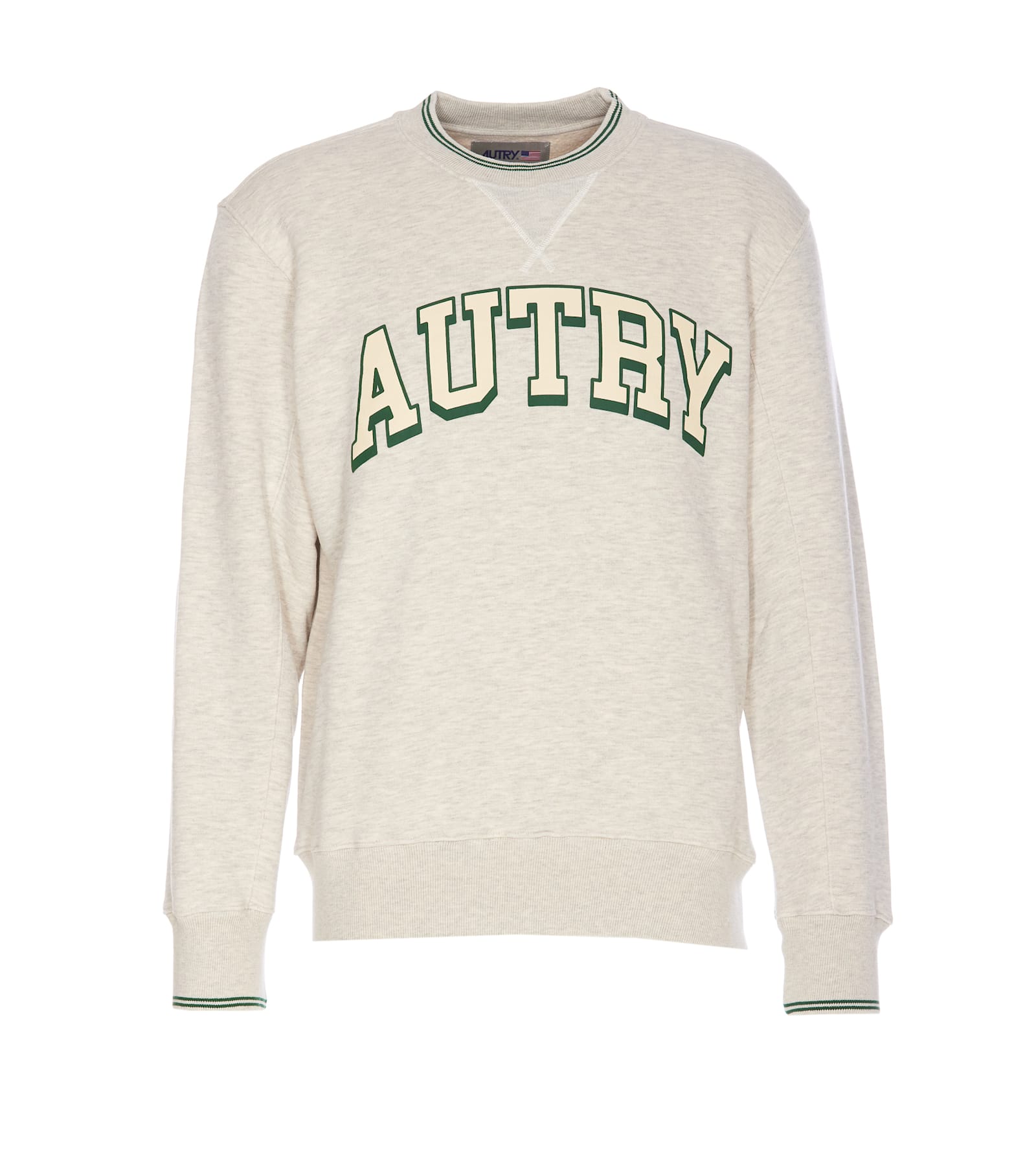 Shop Autry Logo Sweatshirt In White