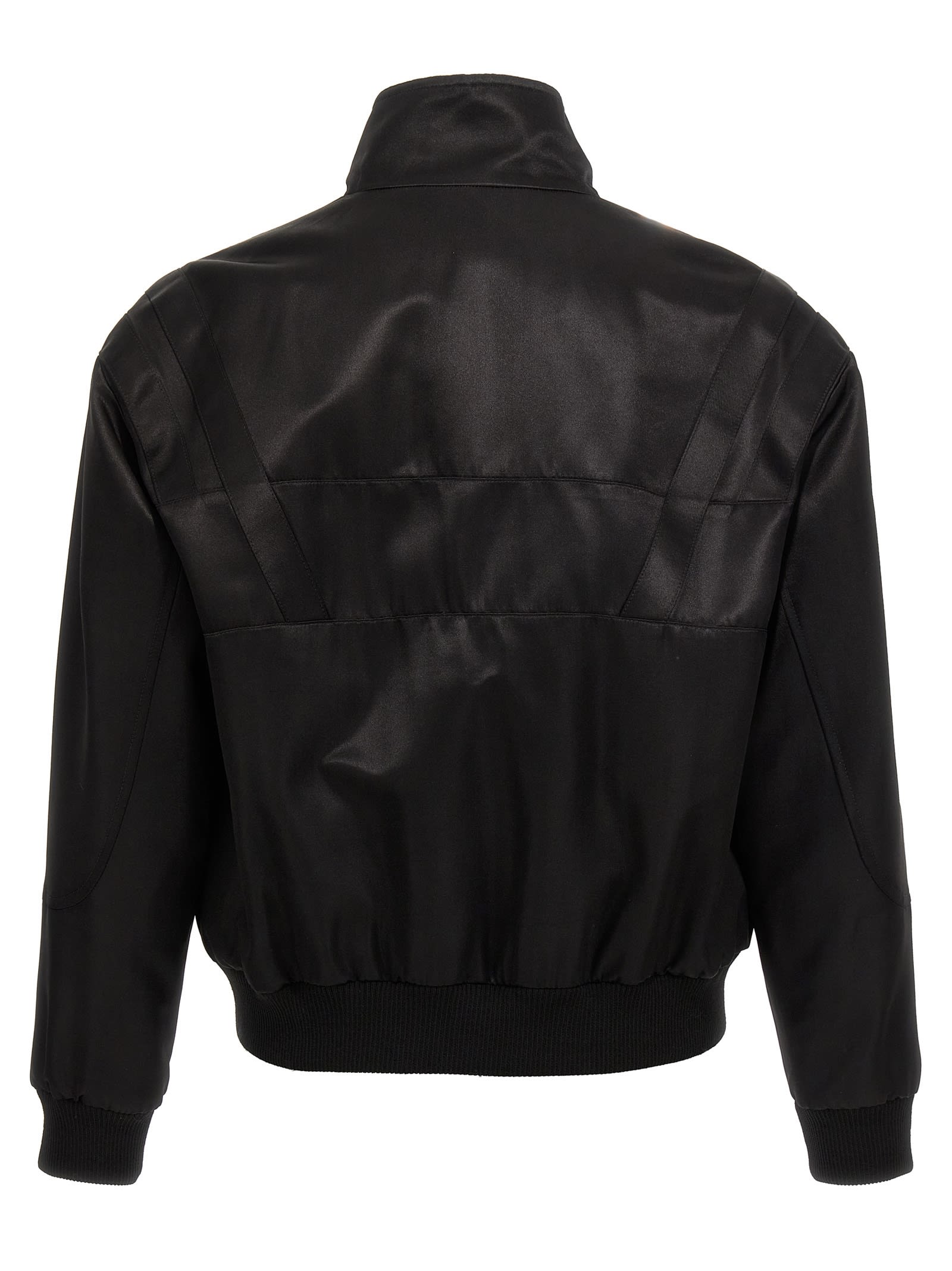 Shop Saint Laurent Teddy Jacket In Black