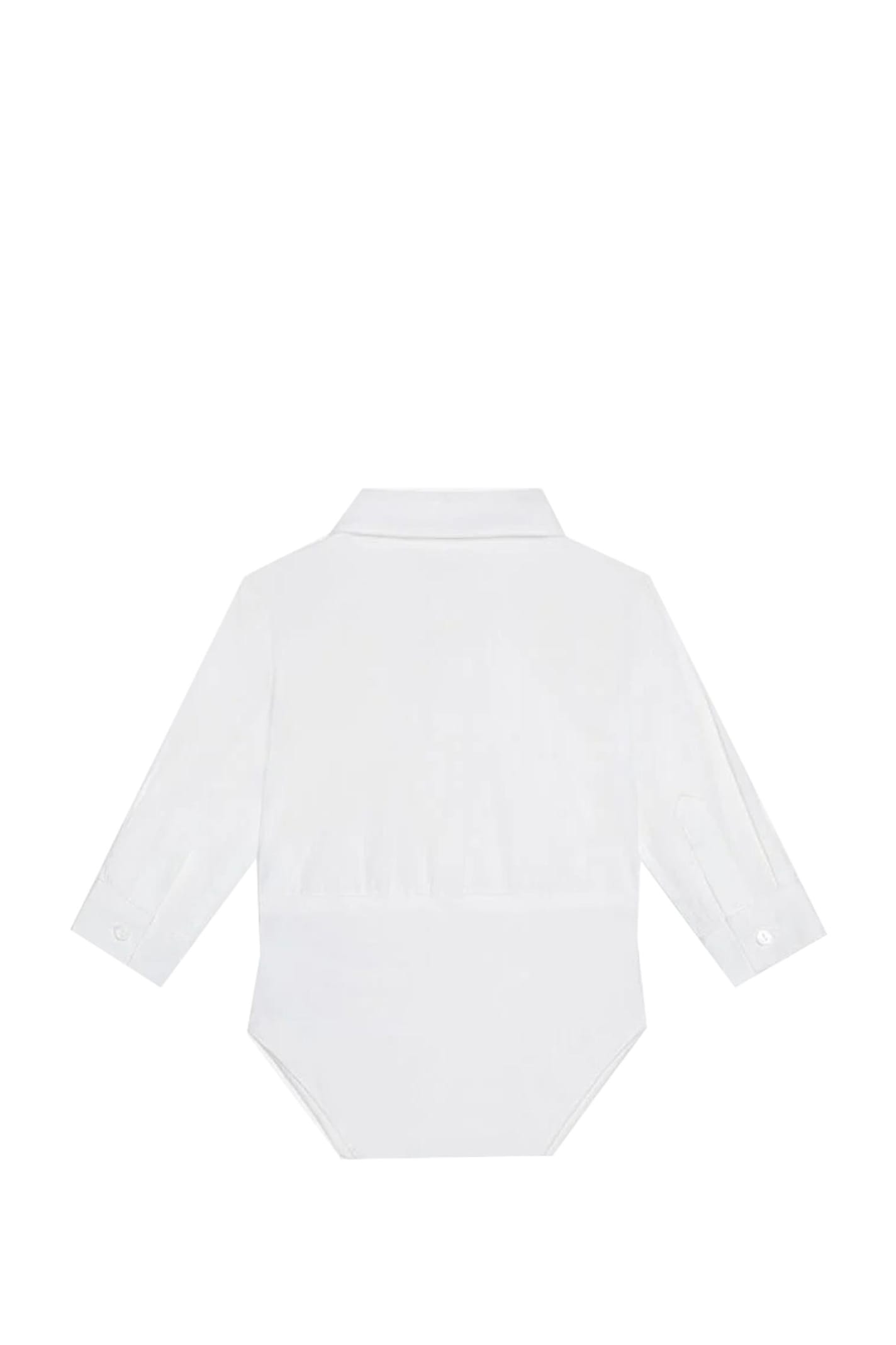 Shop Dolce & Gabbana Body Shirt In Cotton In White