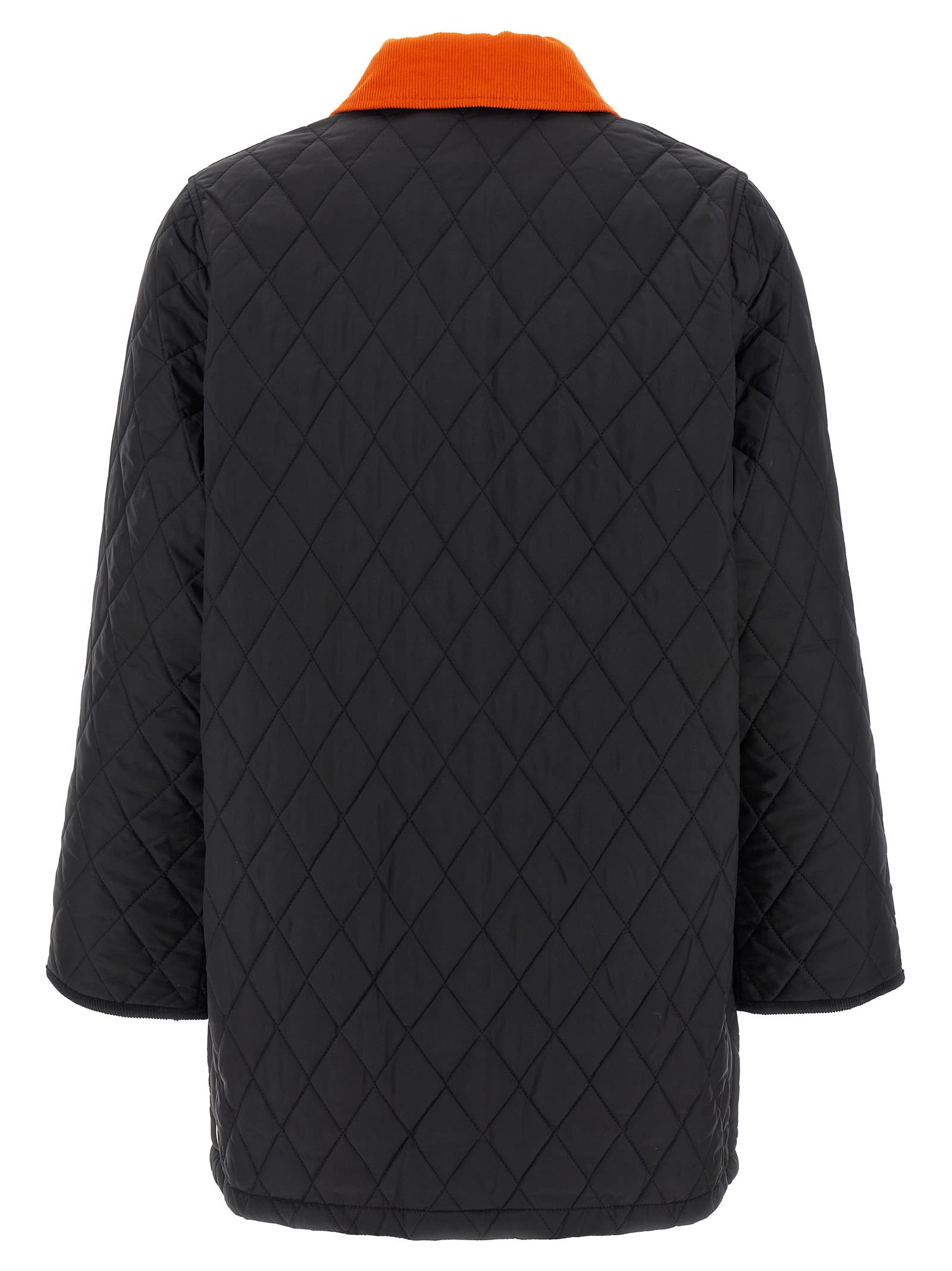 Barbour Icons Modern Puffer Jackets Black In Black