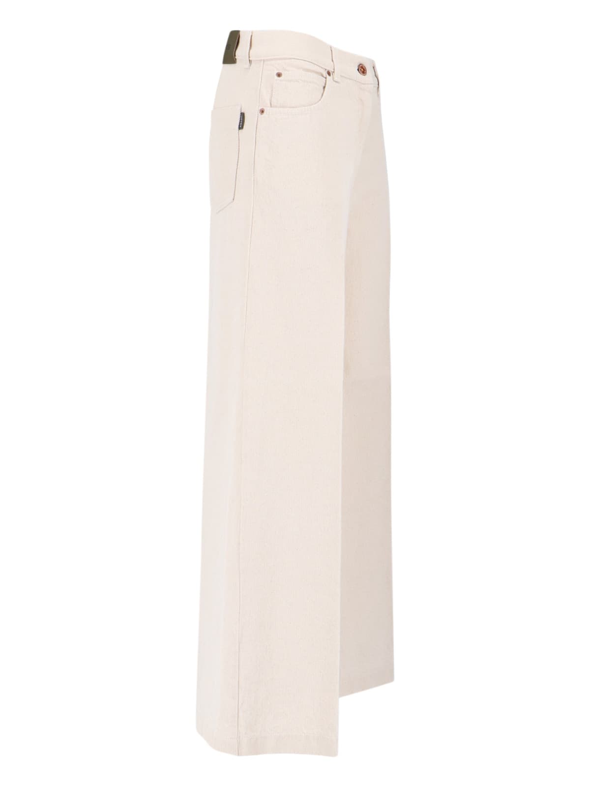 Aspesi Wide Jeans In Neutral
