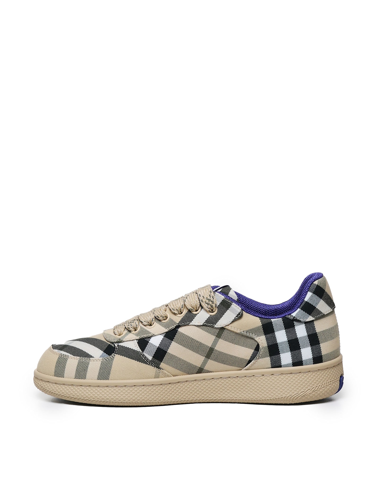 Shop Burberry Vintage Check Sneakers