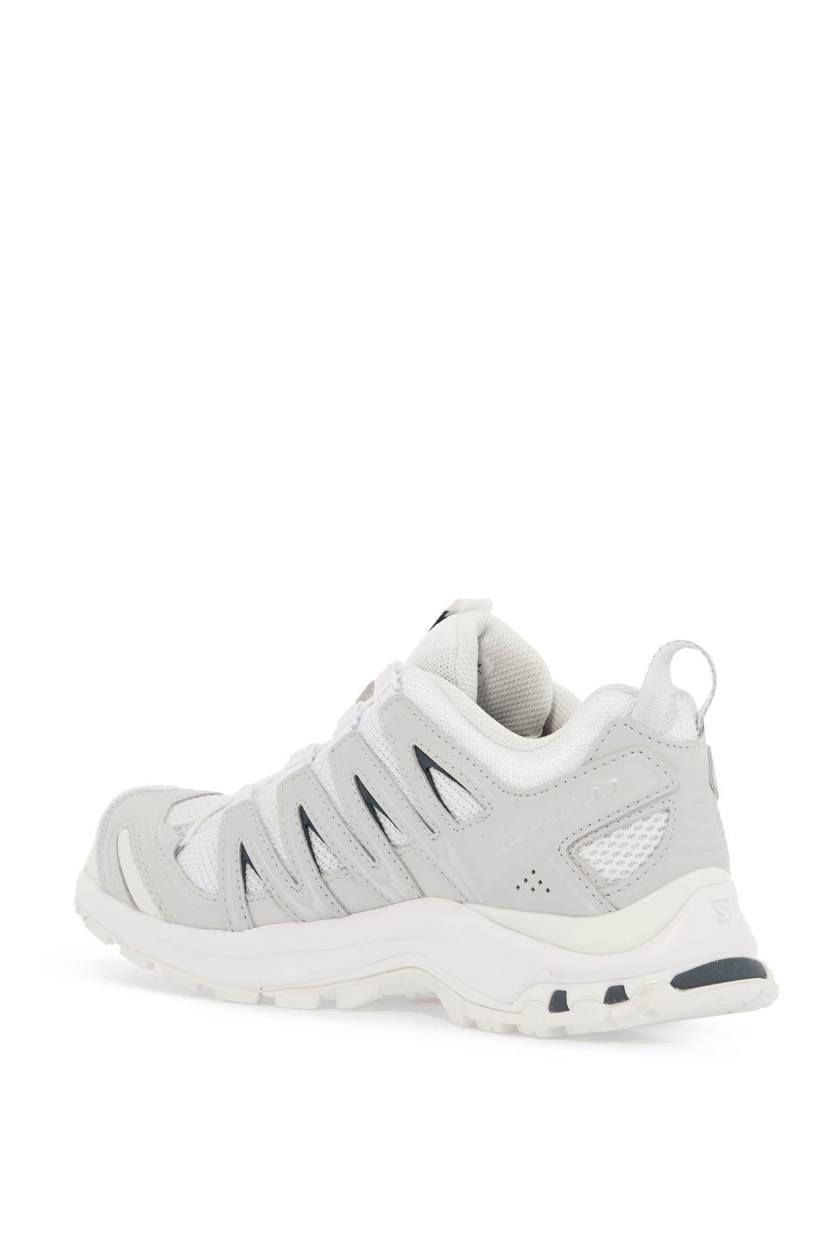 Shop Salomon Xa Pro 3d Sneakers In White Gray Violet Ftw Silver (white)