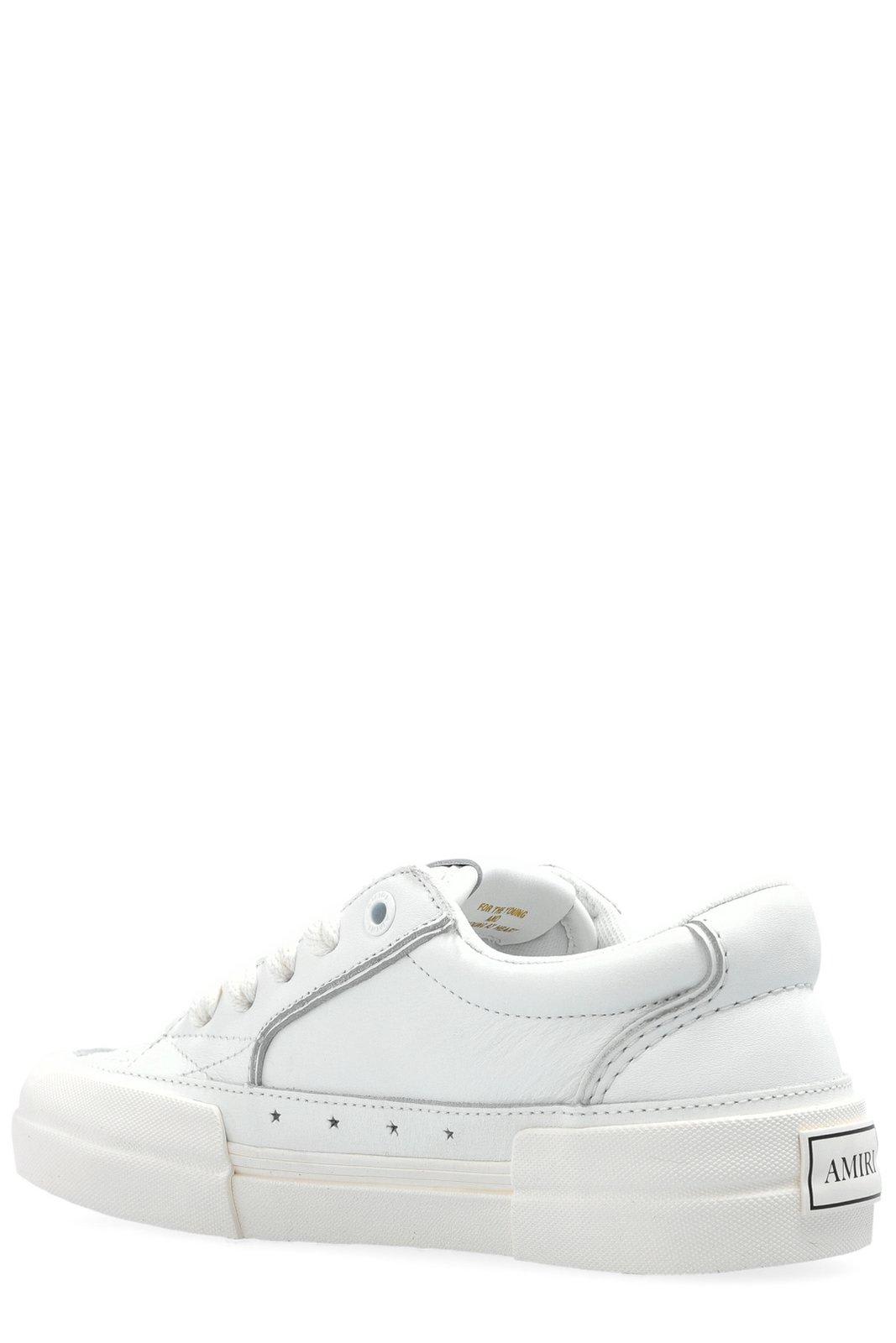 Shop Amiri Sunset Skate Low-top Sneakers In White