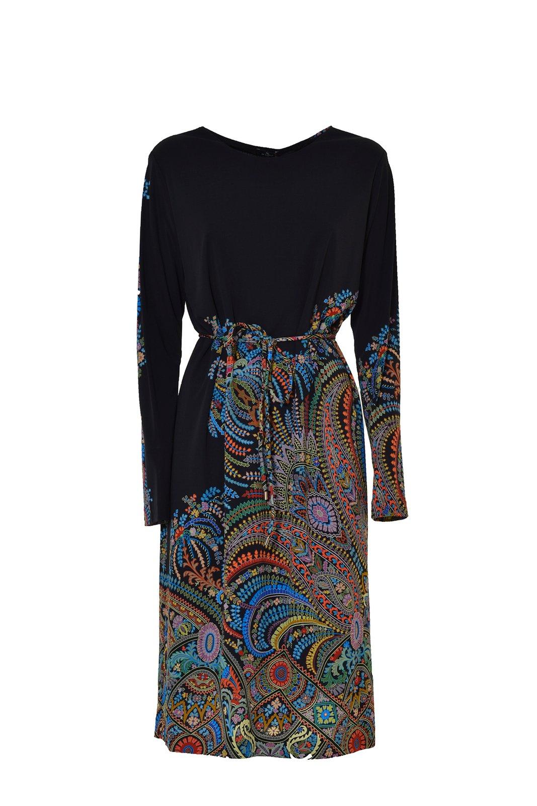 Etro Floral-printed Jersey Dress