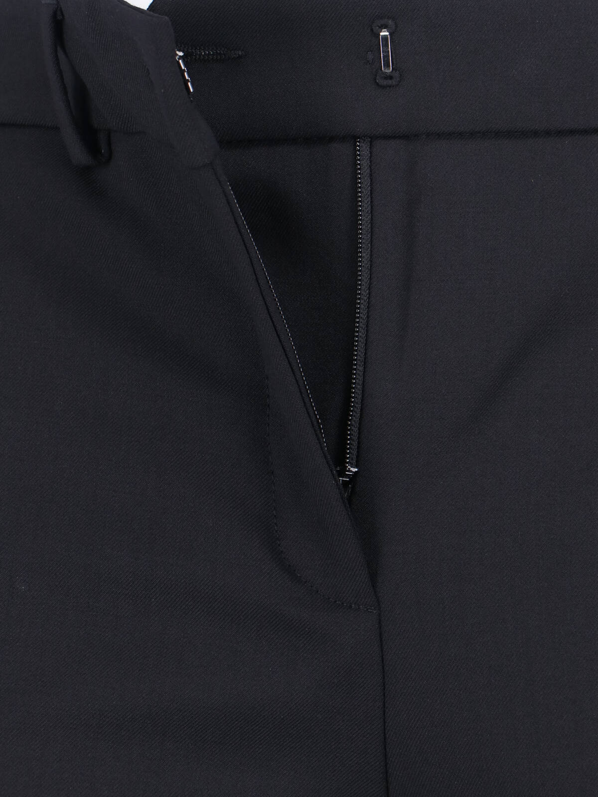 Incotex Virgin Wool Pants In Black