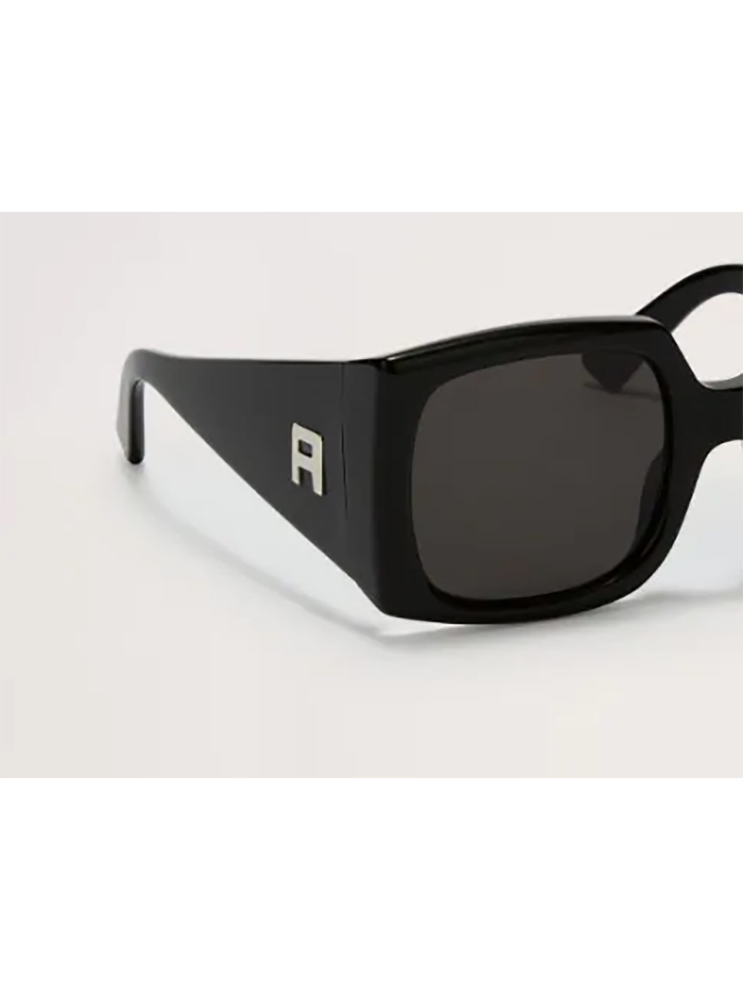 Shop Ambush Fhonix Beri008 Sunglasses In Black Dark Grey