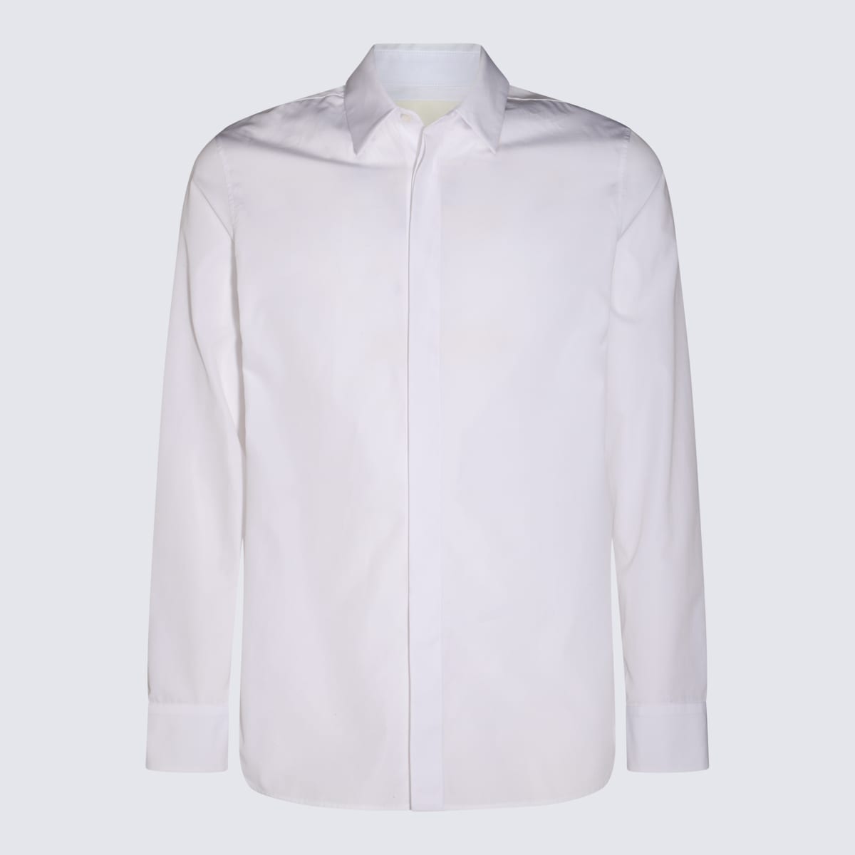 Shop Jil Sander White Cotton Shirt