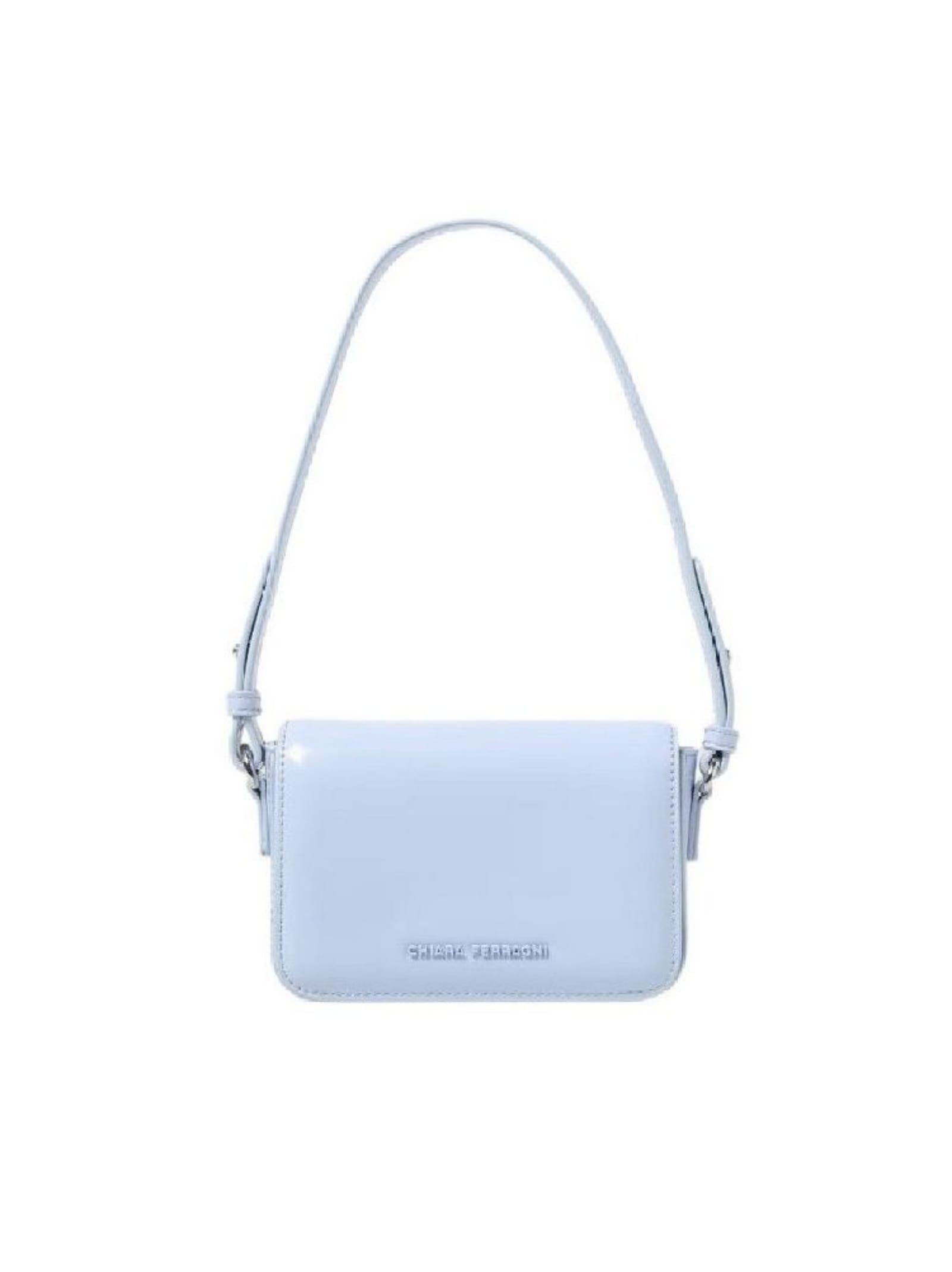 Shop Chiara Ferragni Blue Shoulder Bag