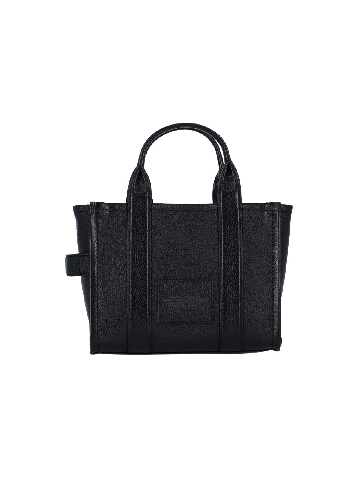 Marc Jacobs Small The Tote Bag Grain-leather In Black