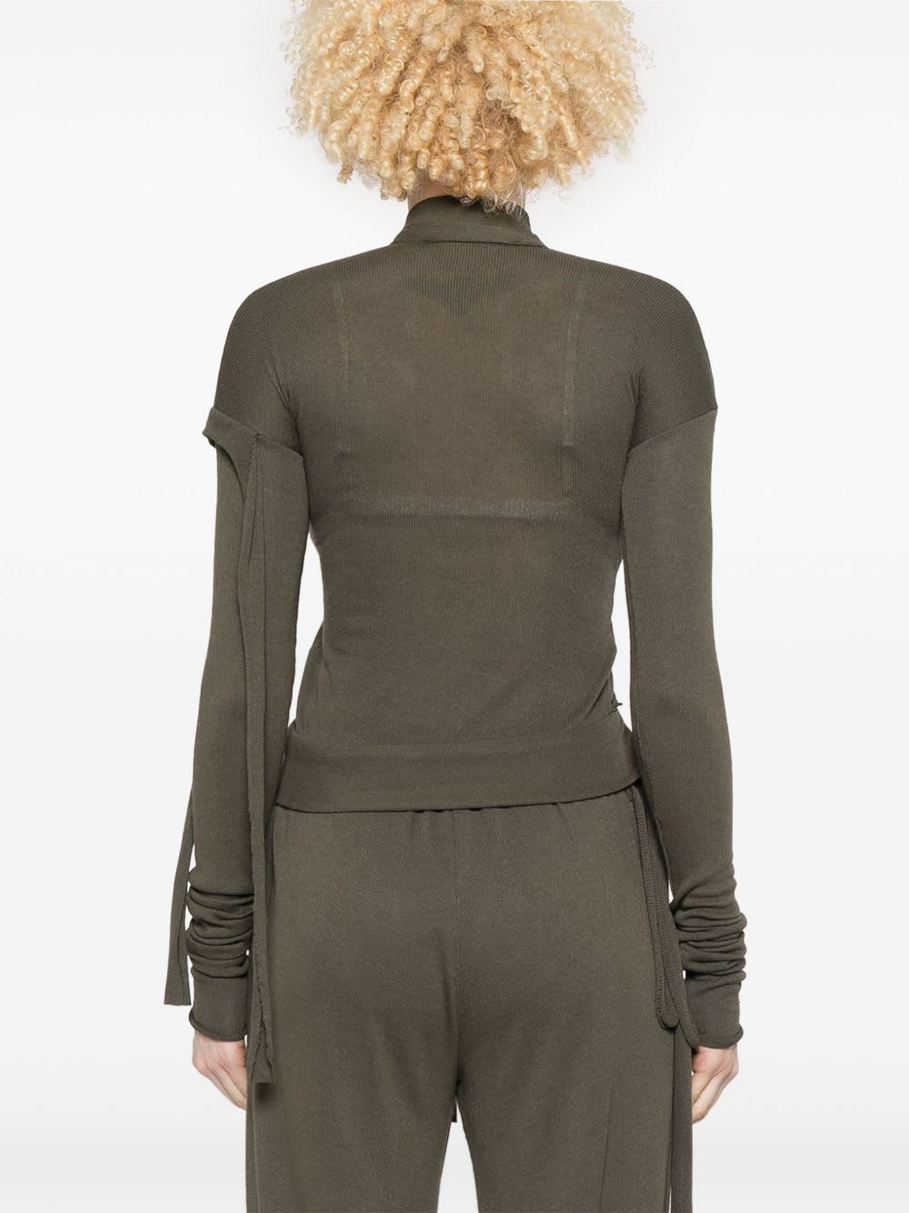 Ottolinger Deconstructed Cardigan In Multicolor