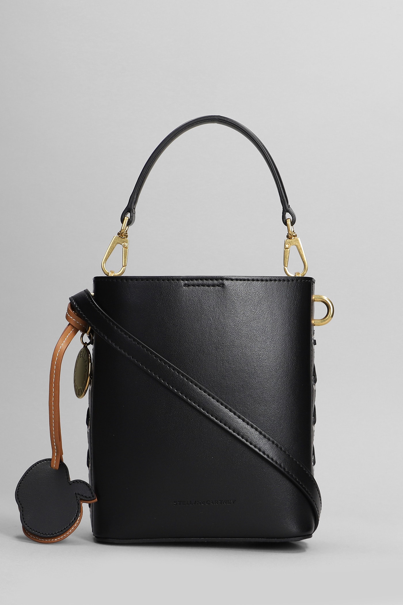 Shop Stella Mccartney Shoulder Bag In Black Polyamide