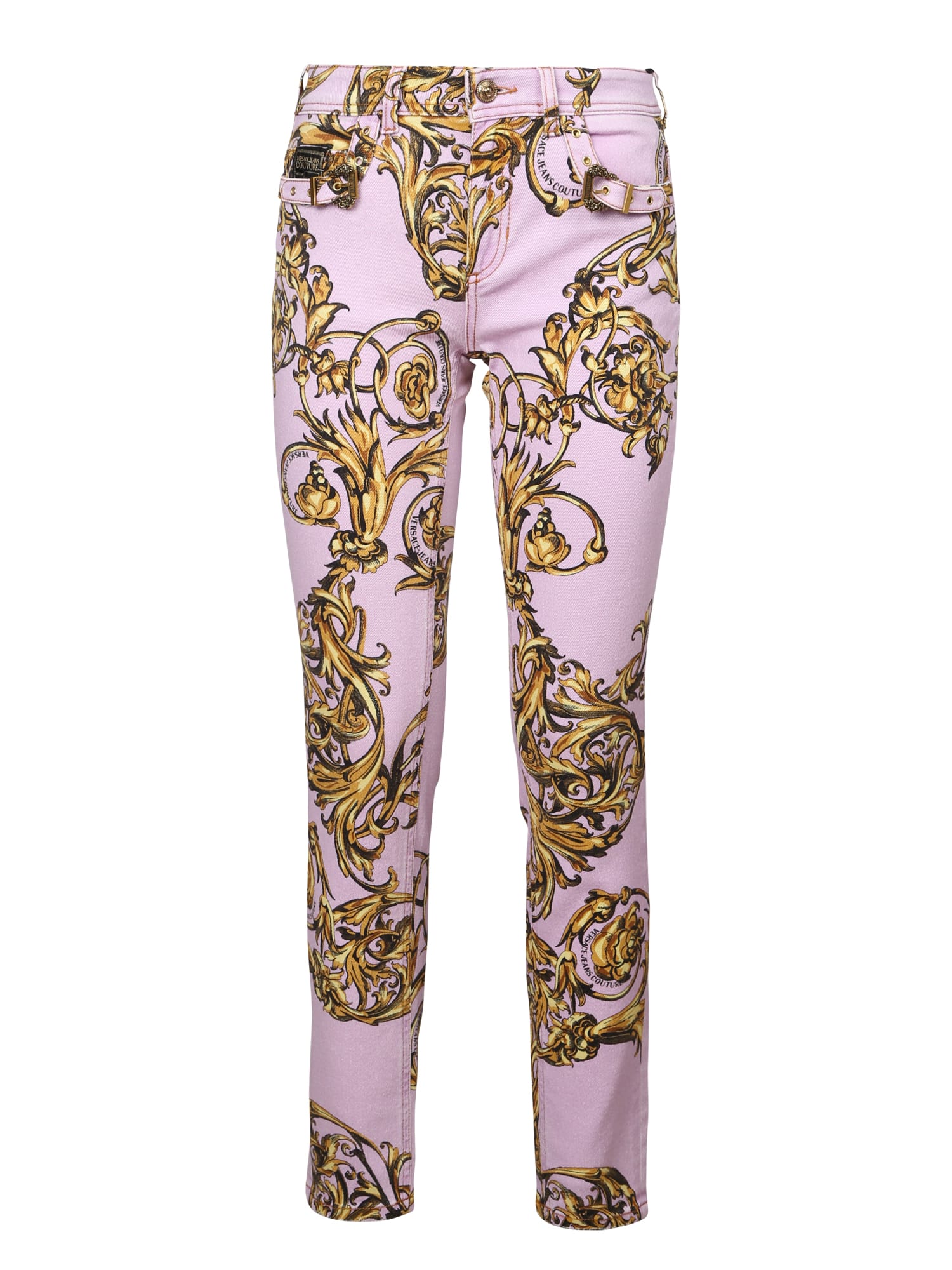 Versace Jeans Couture Barocco-print Skinny Jeans