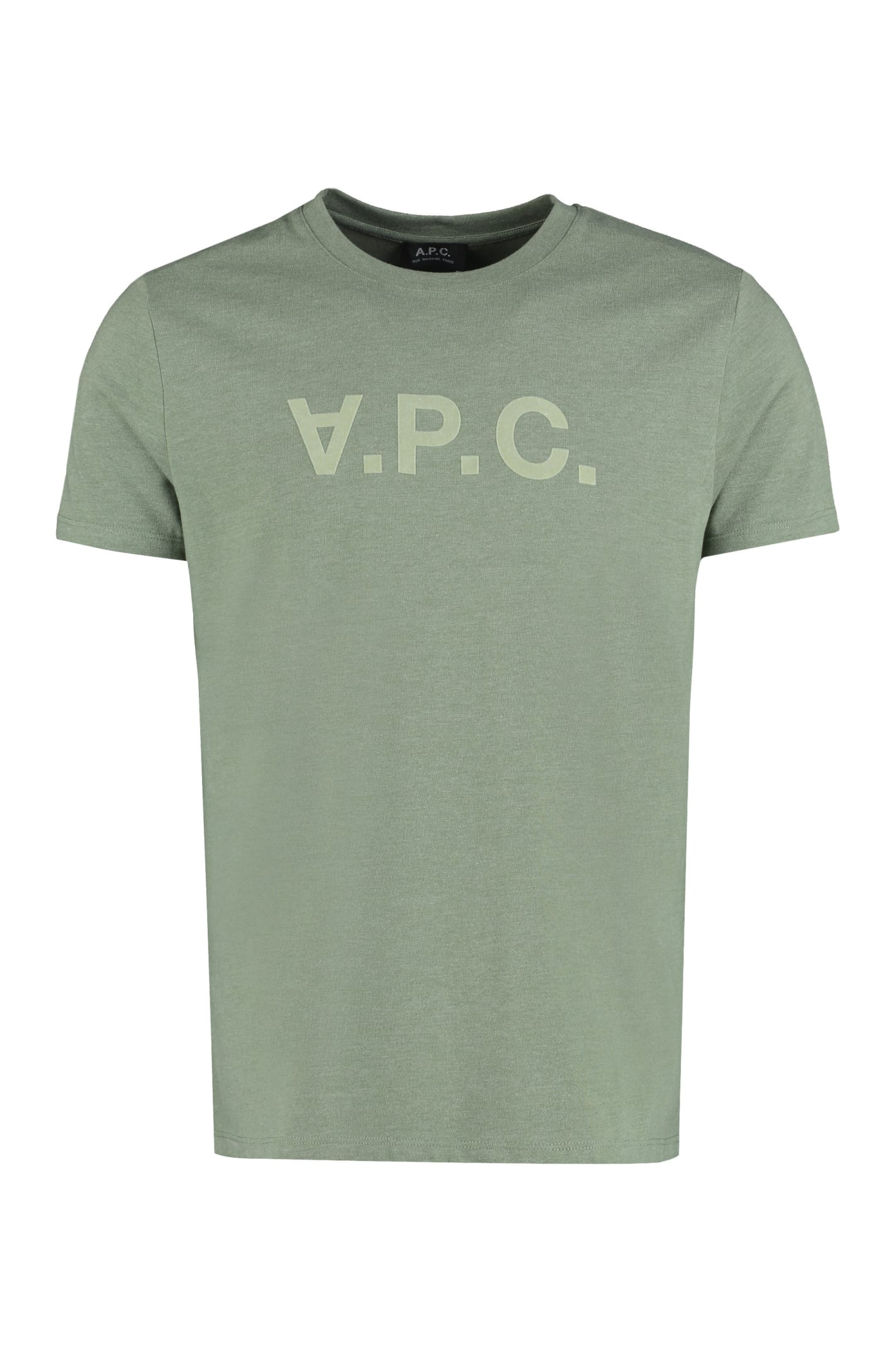 A.P.C. Logo Print Crew-neck T-shirt