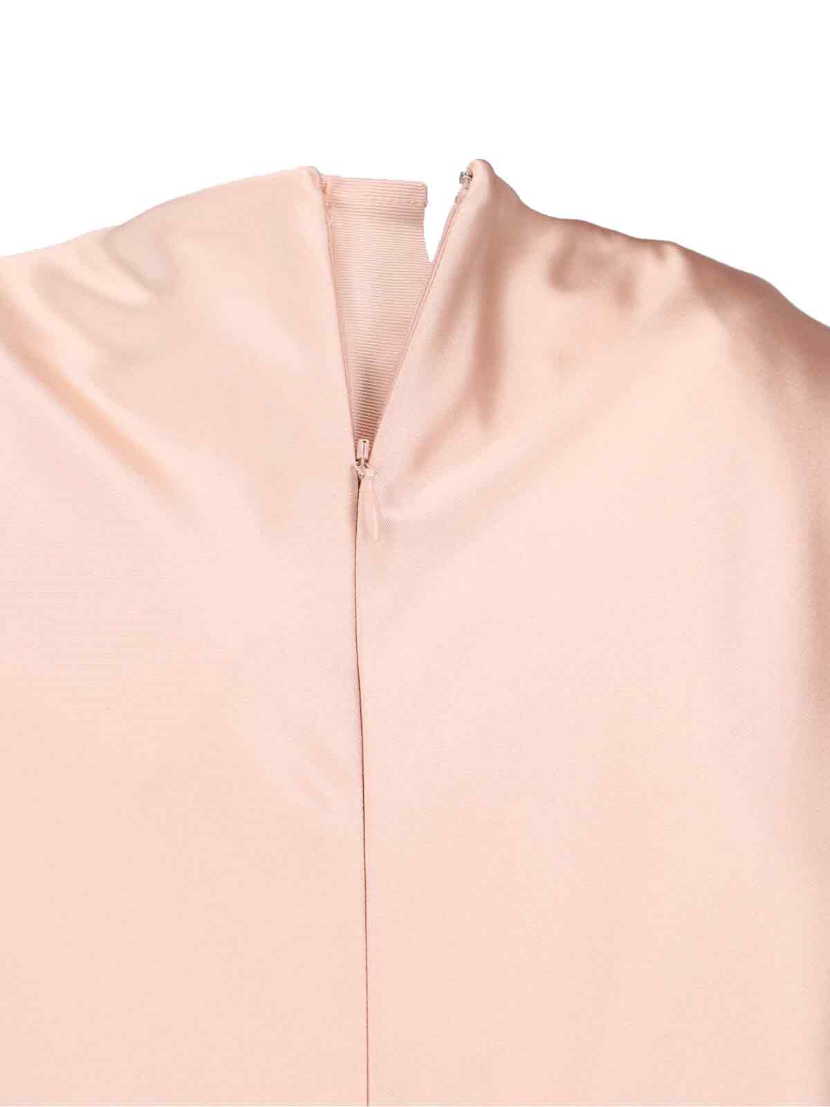 Ami Alexandre Mattiussi Sleeveless Knee Length Dress With Seam Design In Pink