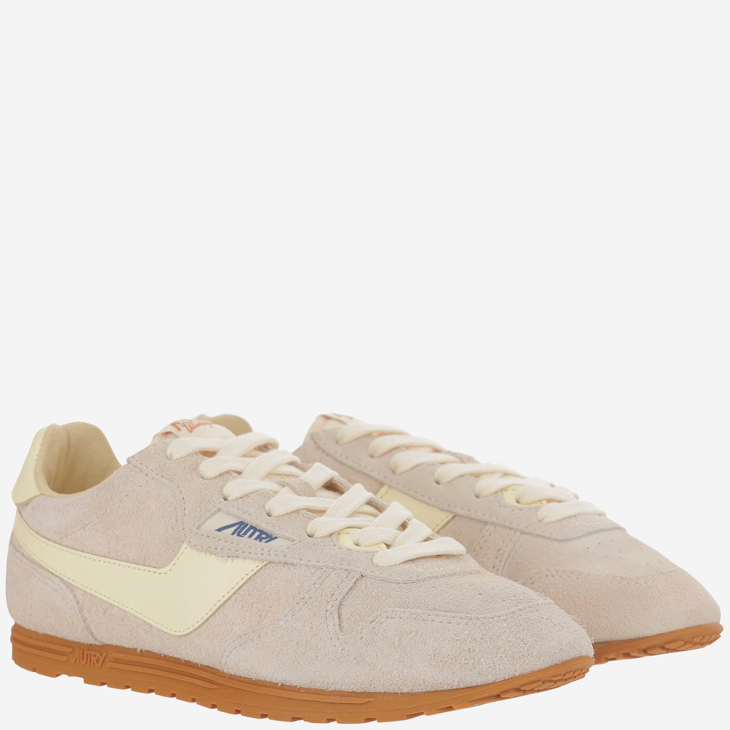 Autry Windspin Sneaker In Suede/leat Wife/rut