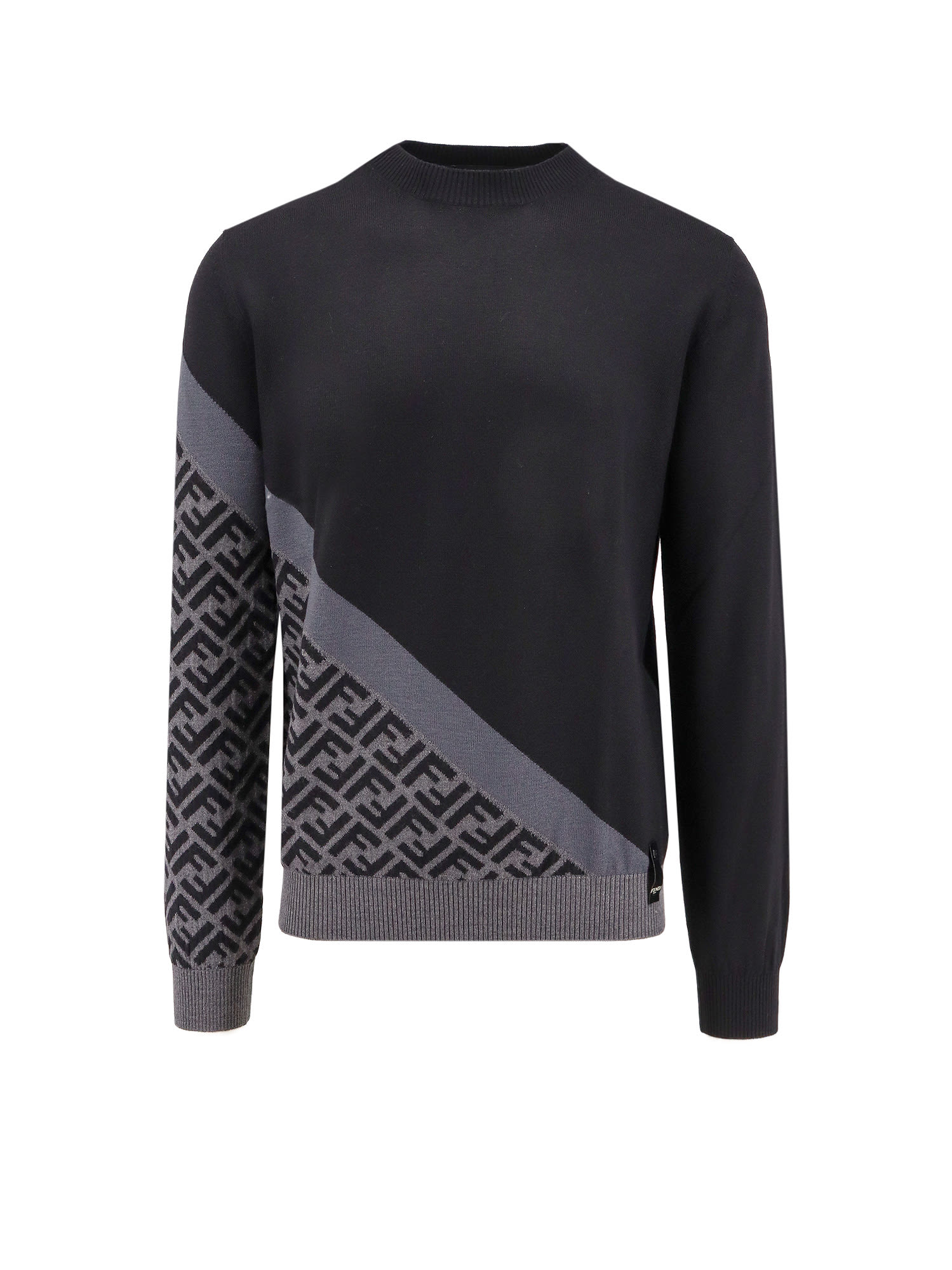 Shop Fendi Sweater In Black