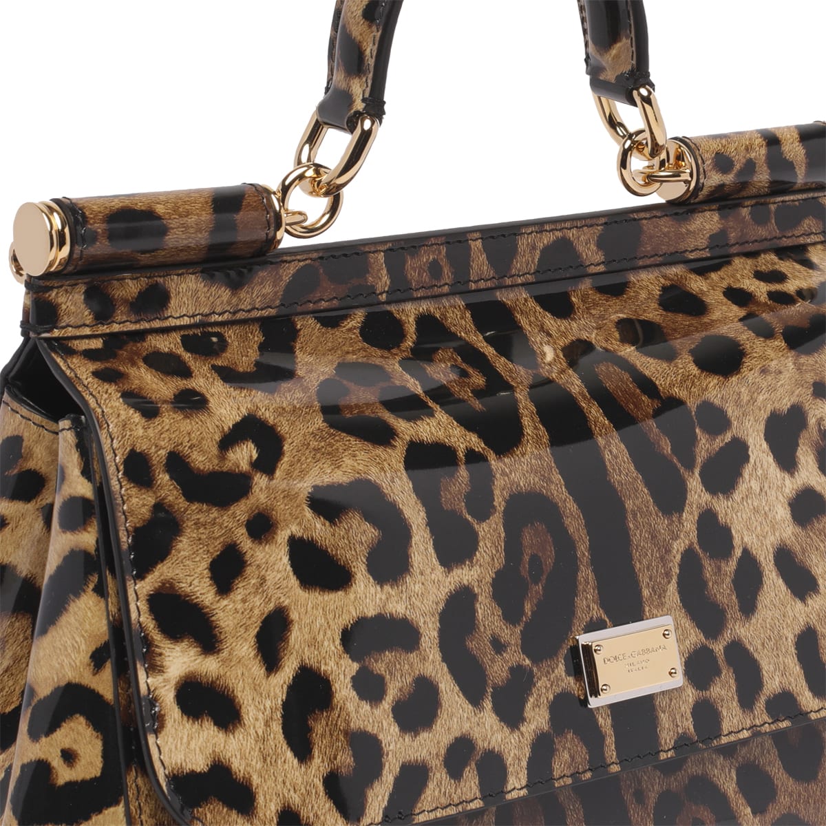 Shop Dolce & Gabbana Medium Sicily Handbag With Leo Print In M Leo