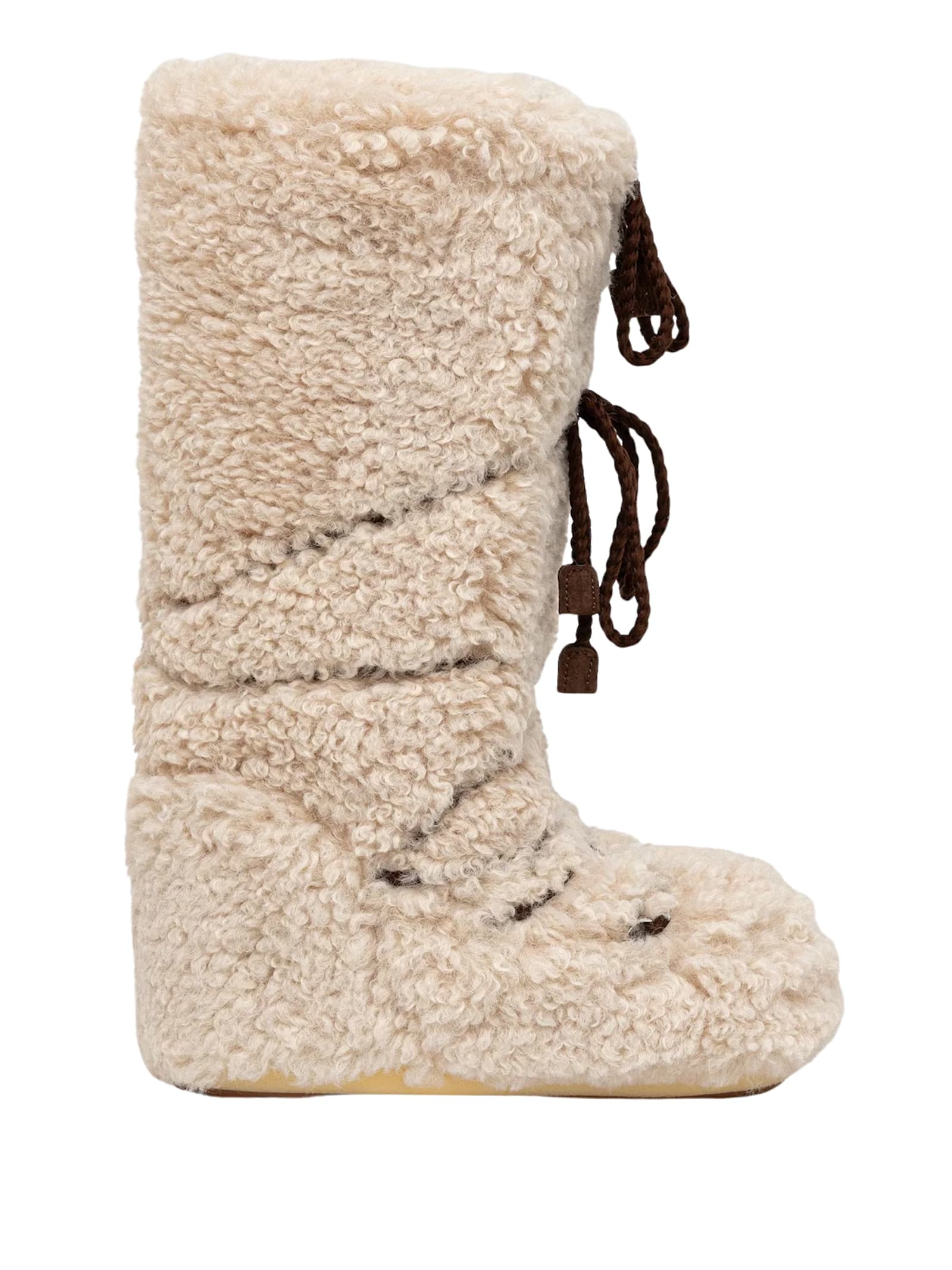 Moon Boot Logo Embellished Mid-calf Flat Sole Boots In Multi