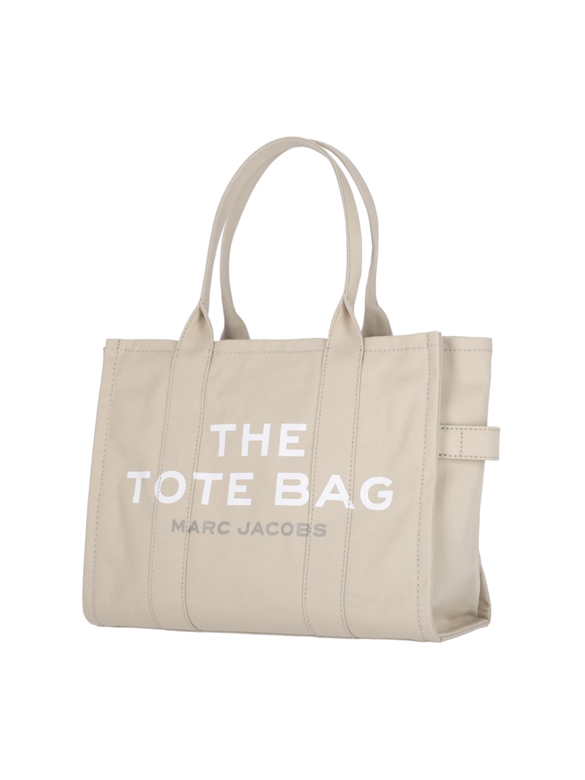 Shop Marc Jacobs The Large Tote Bag In Beige