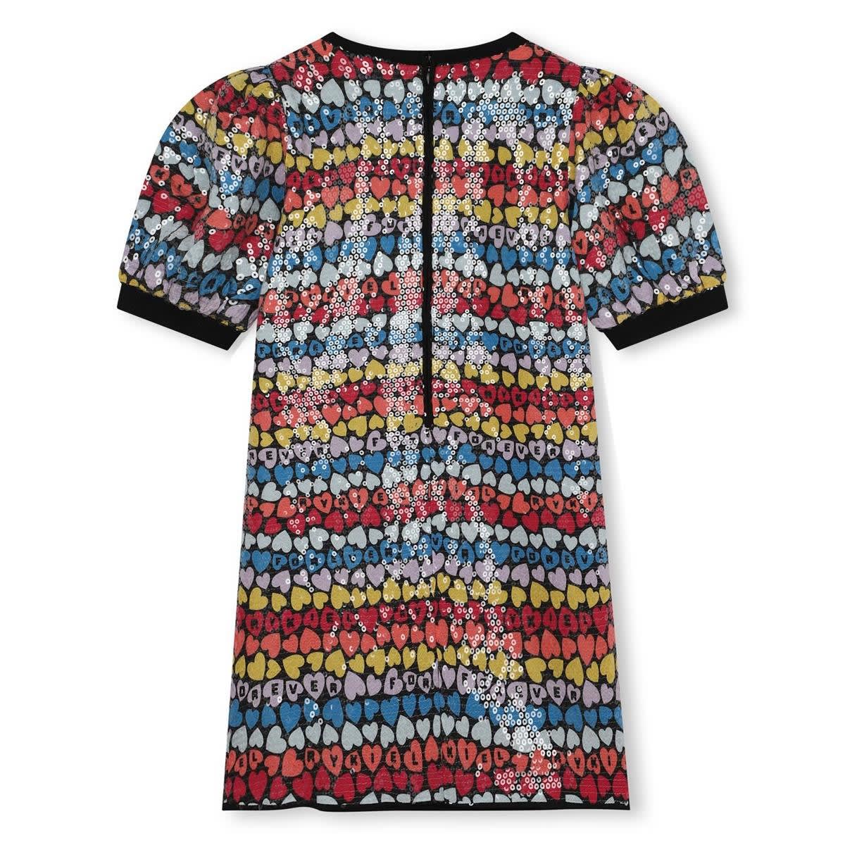 Shop Sonia Rykiel Dress With Sequins In Multicolor
