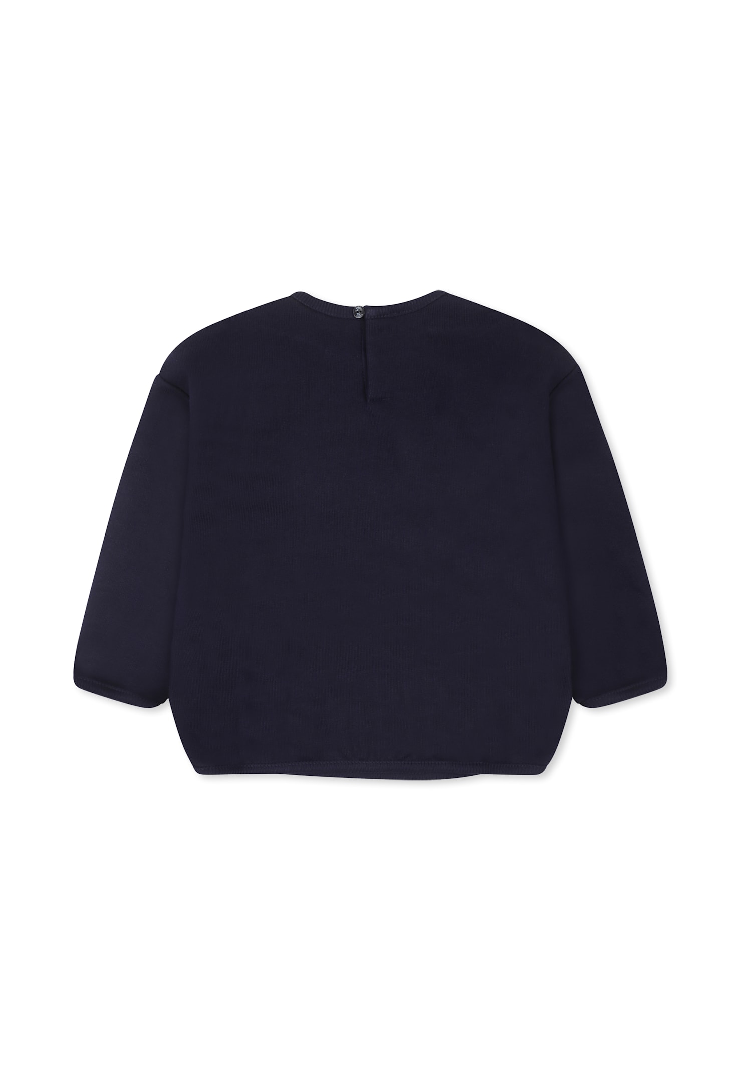 Gucci Blue Sweatshirt For Babykids With Horsebit In Blue