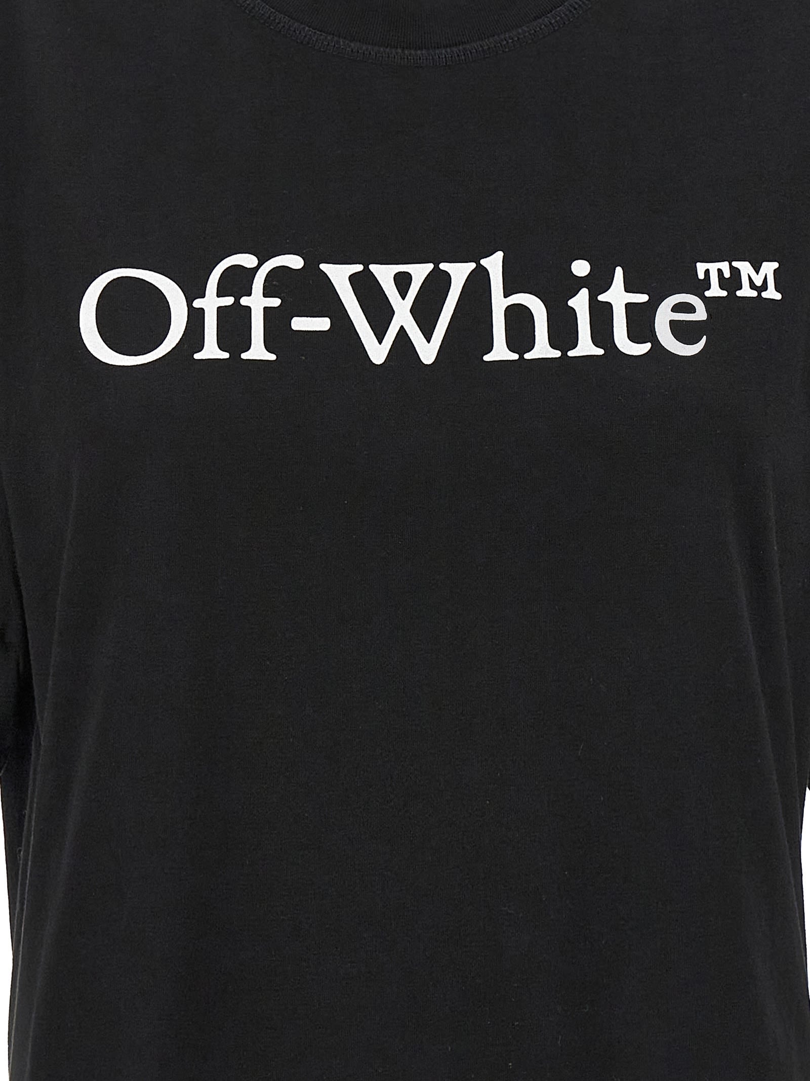 Shop Off-white Logo T-shirt In Black