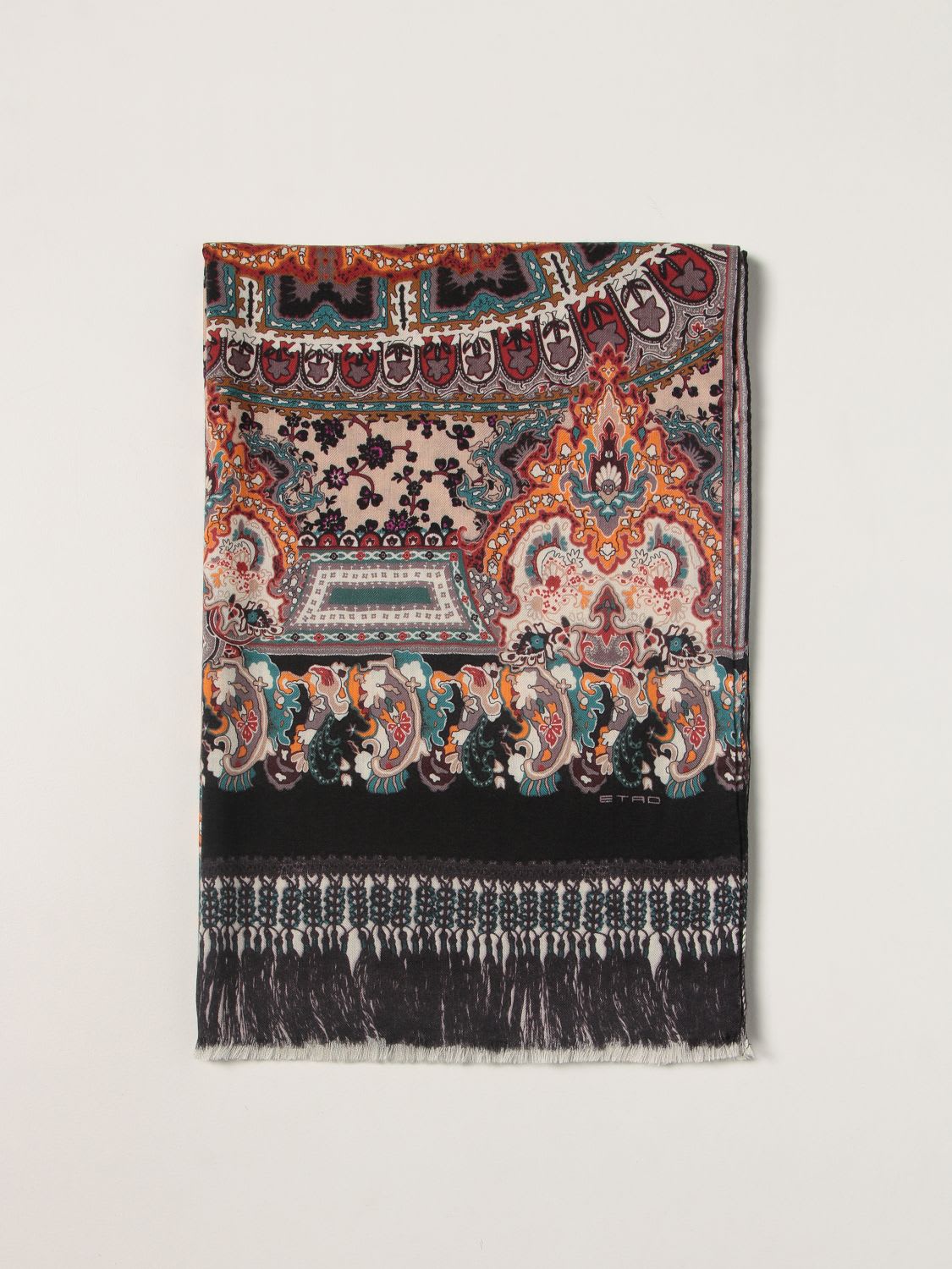 Etro Scarf Etro Scarf In Cashmere And Paisley Silk