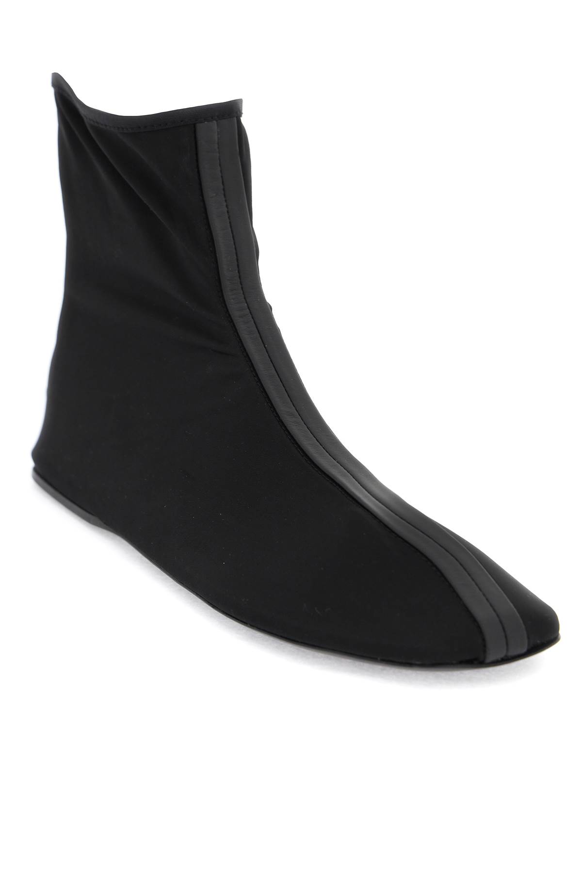 Shop Christopher Esber Benson Technical Jersey Ankle Boots In Black (black)