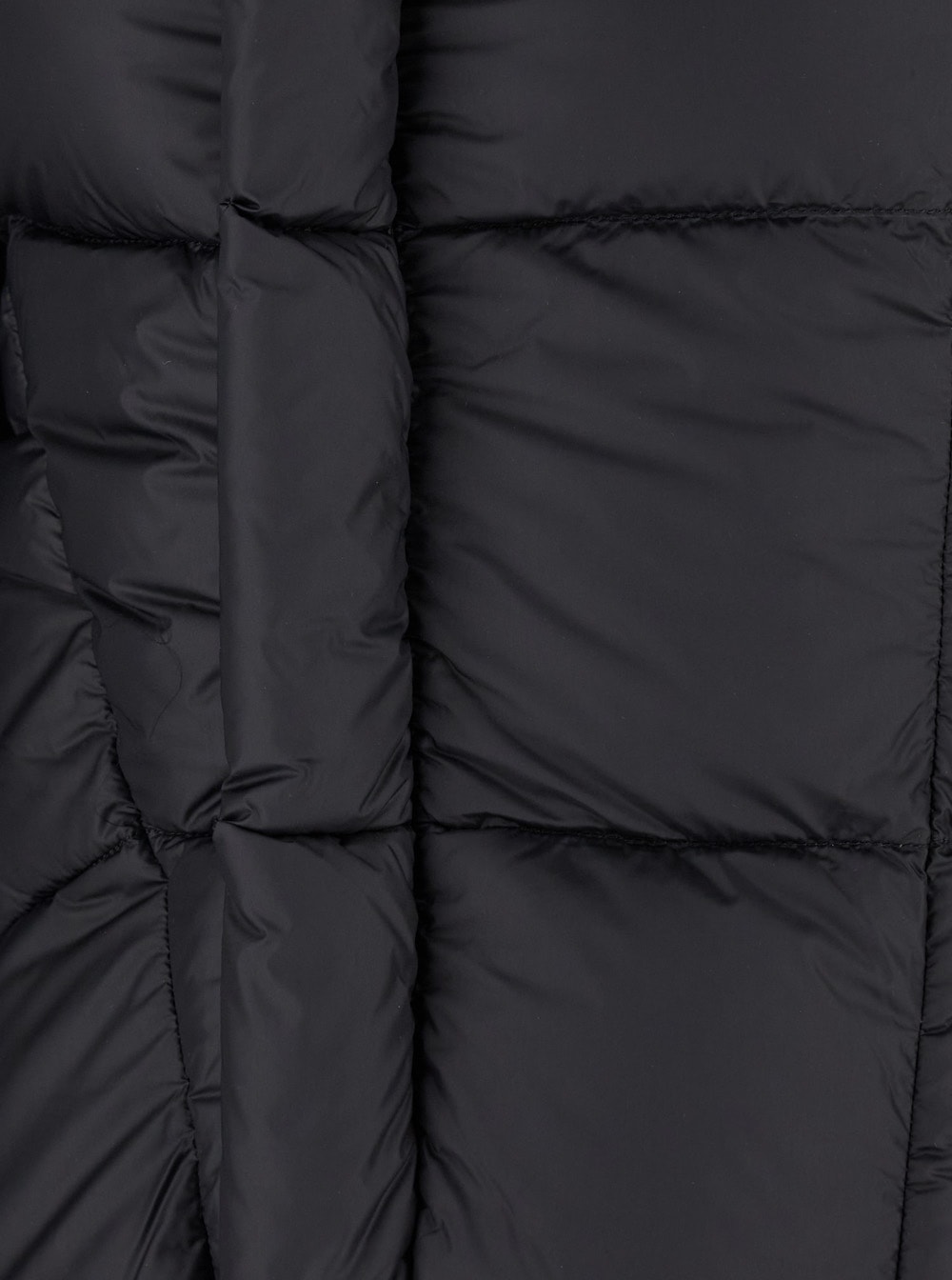 Shop Rick Owens Naska Oversized Double-breasted Down Jacket In Nylon Woman In Black