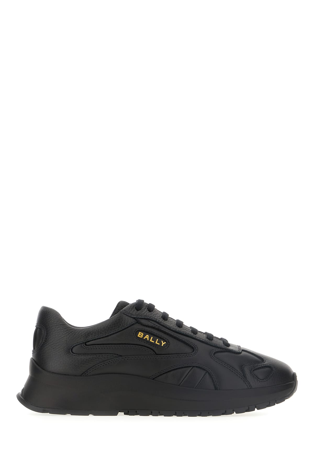 Bally Black Leather Sneakers