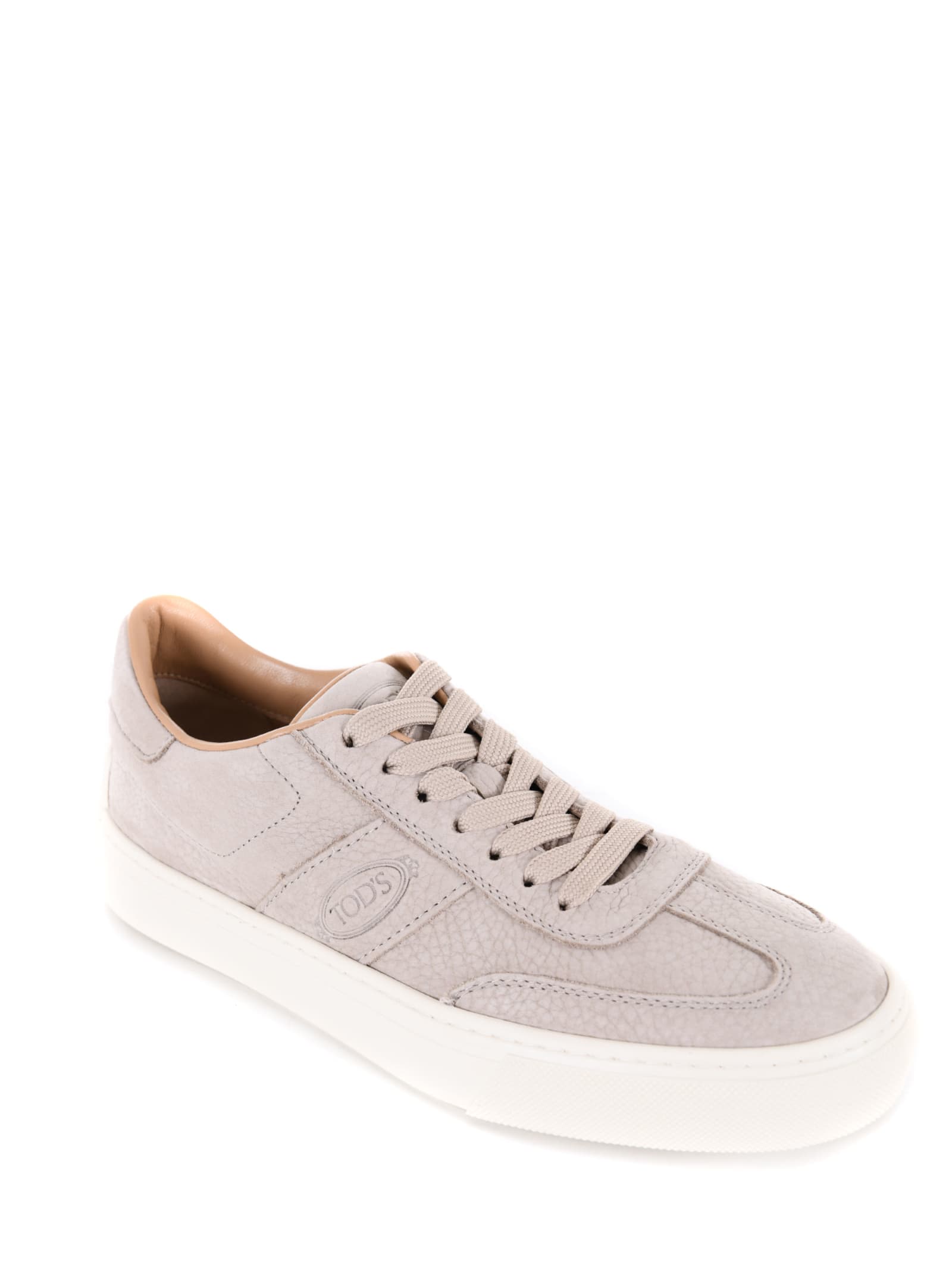 Shop Tod's Tods Sneakers In Dove Grey