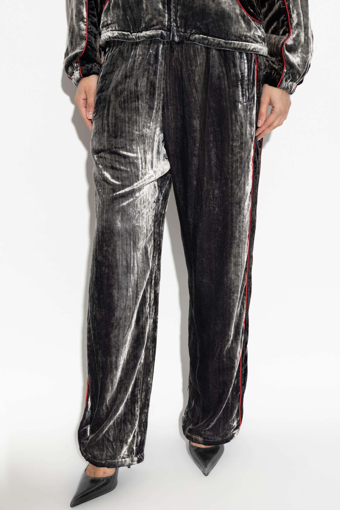 Diesel P-hay-fem Track Pants In Gray