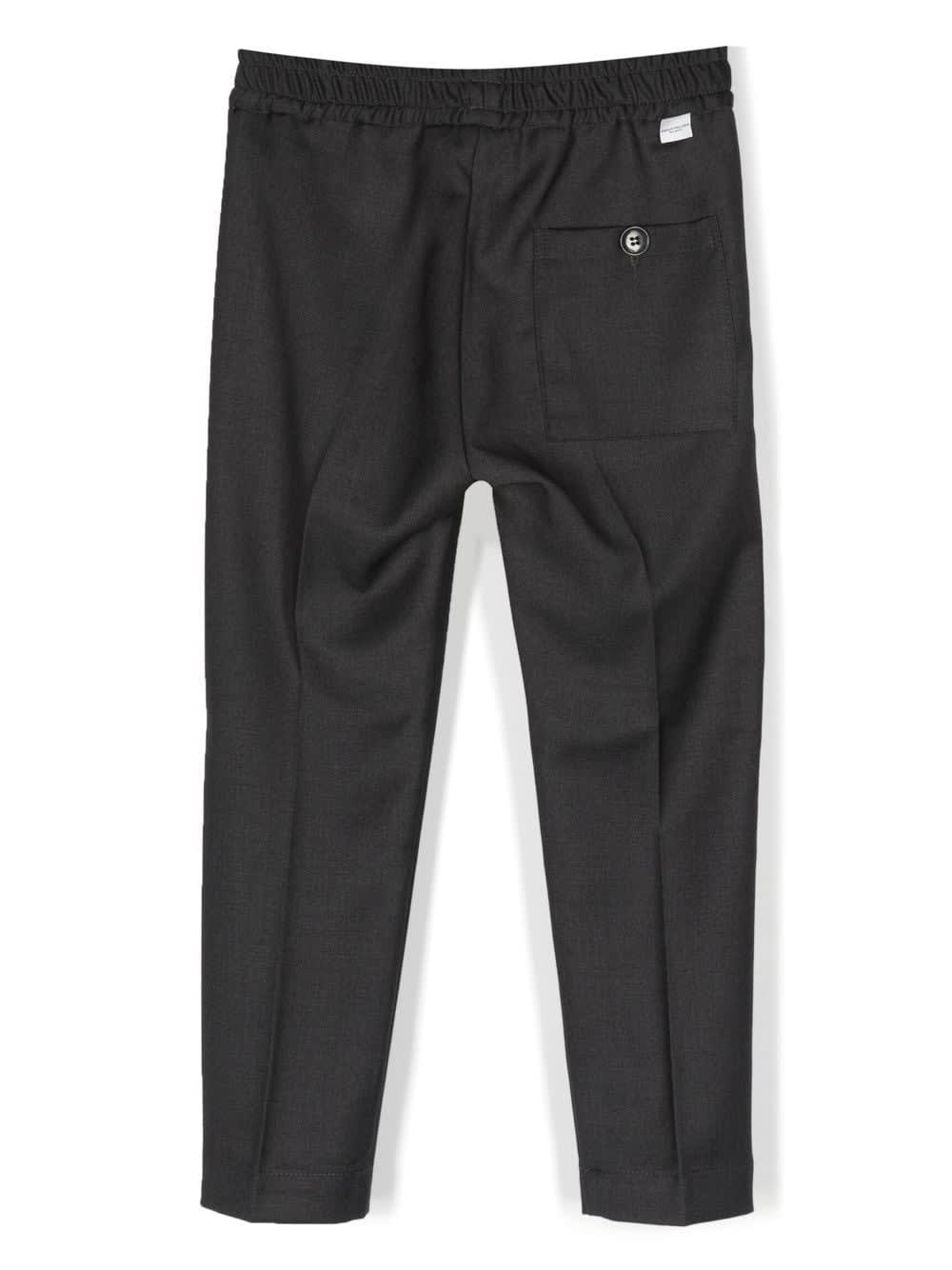 Shop Paolo Pecora Slim Trousers In Gray