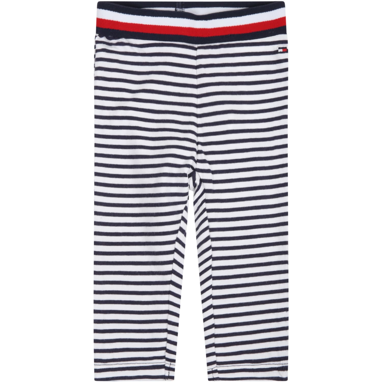 Tommy Hilfiger Multicolor Leggings For Babygirl With Iconic Flag