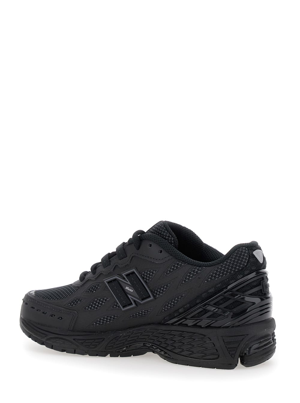 New Balance 1906 Black Sneaker With Mesh Design And Side Logo In Tech Fabric Unisex