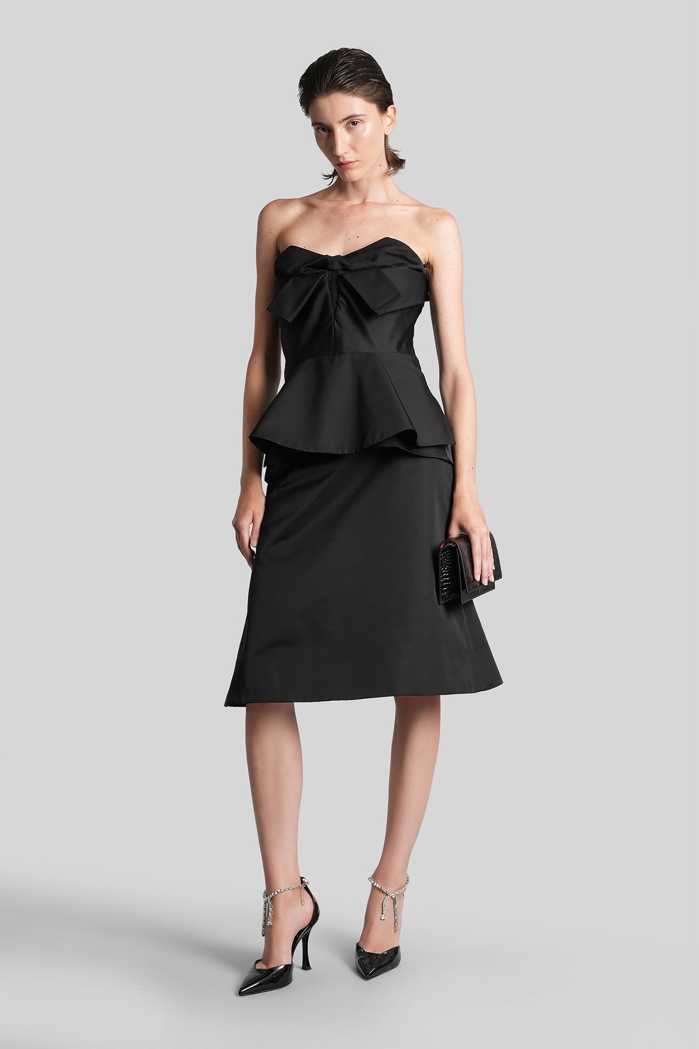 Alexander Mcqueen Skirt In Black Polyester In Black