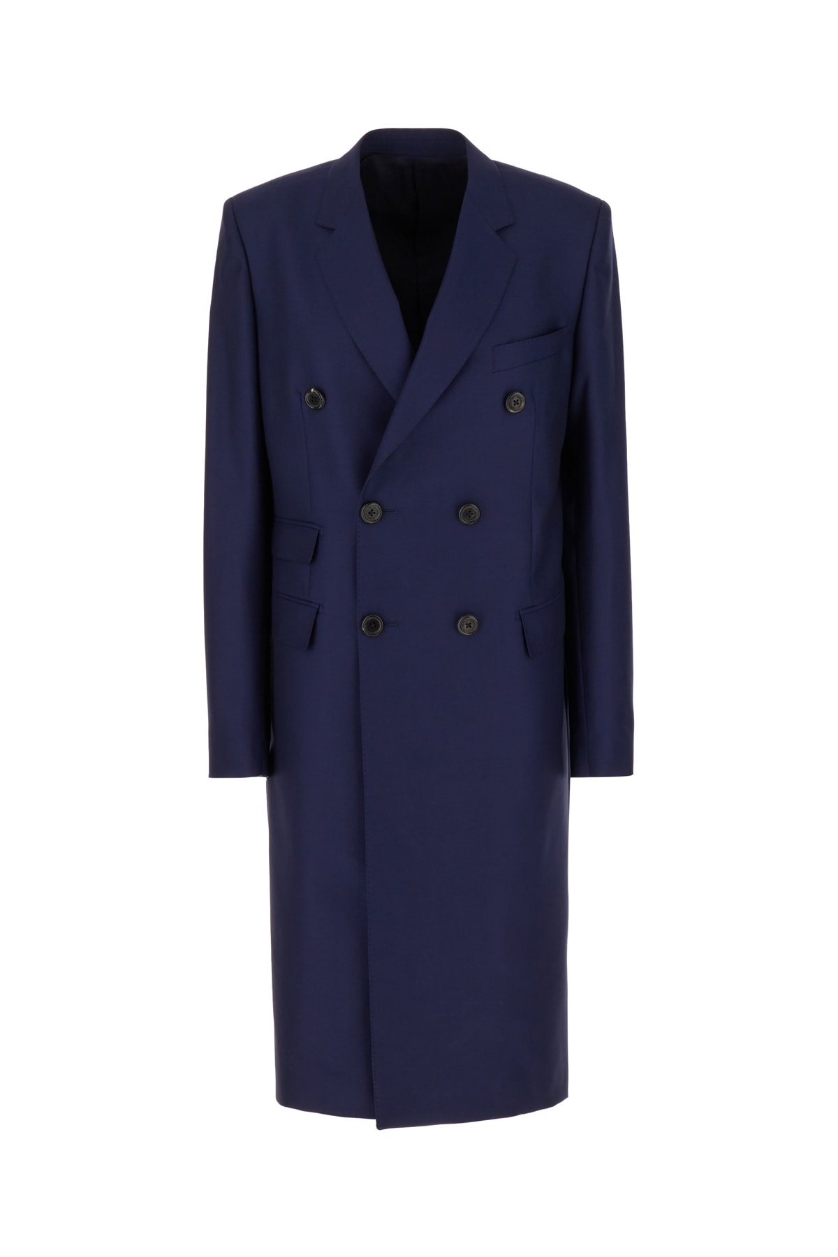 Blue Wool Nathan Coat