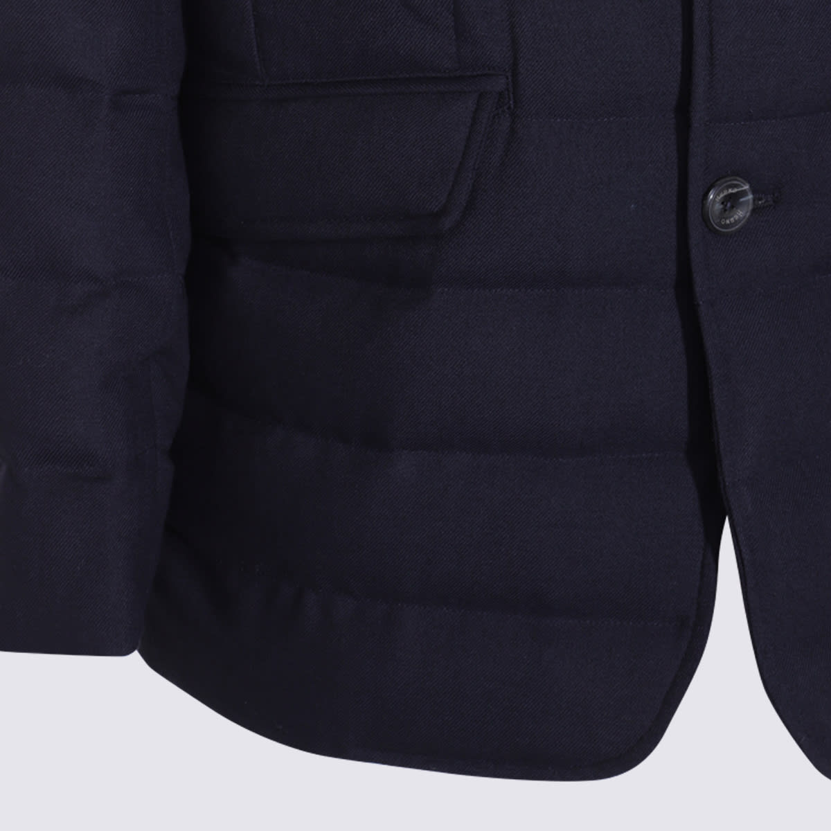 Herno Dark Blue Down Jacket In Blue