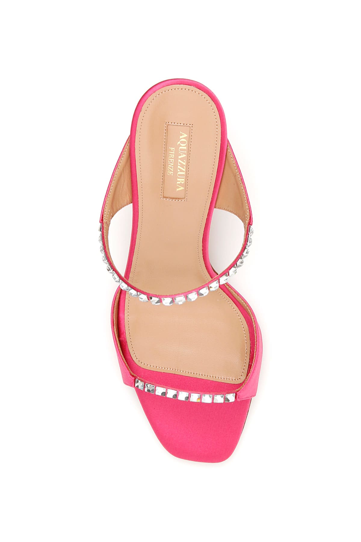 aquazzura pink sandals