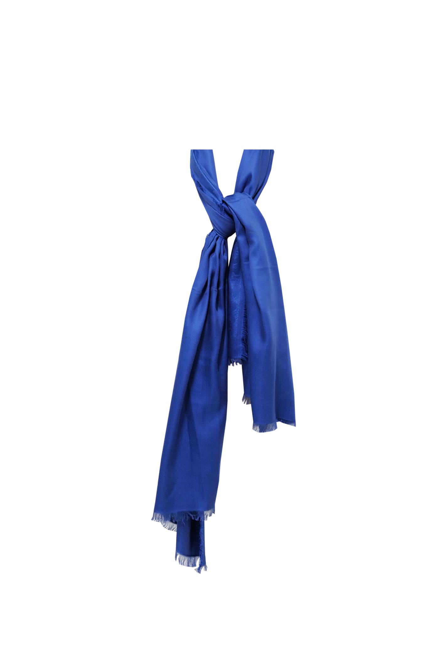 Shop Max Mara Wales Foulard In Blue