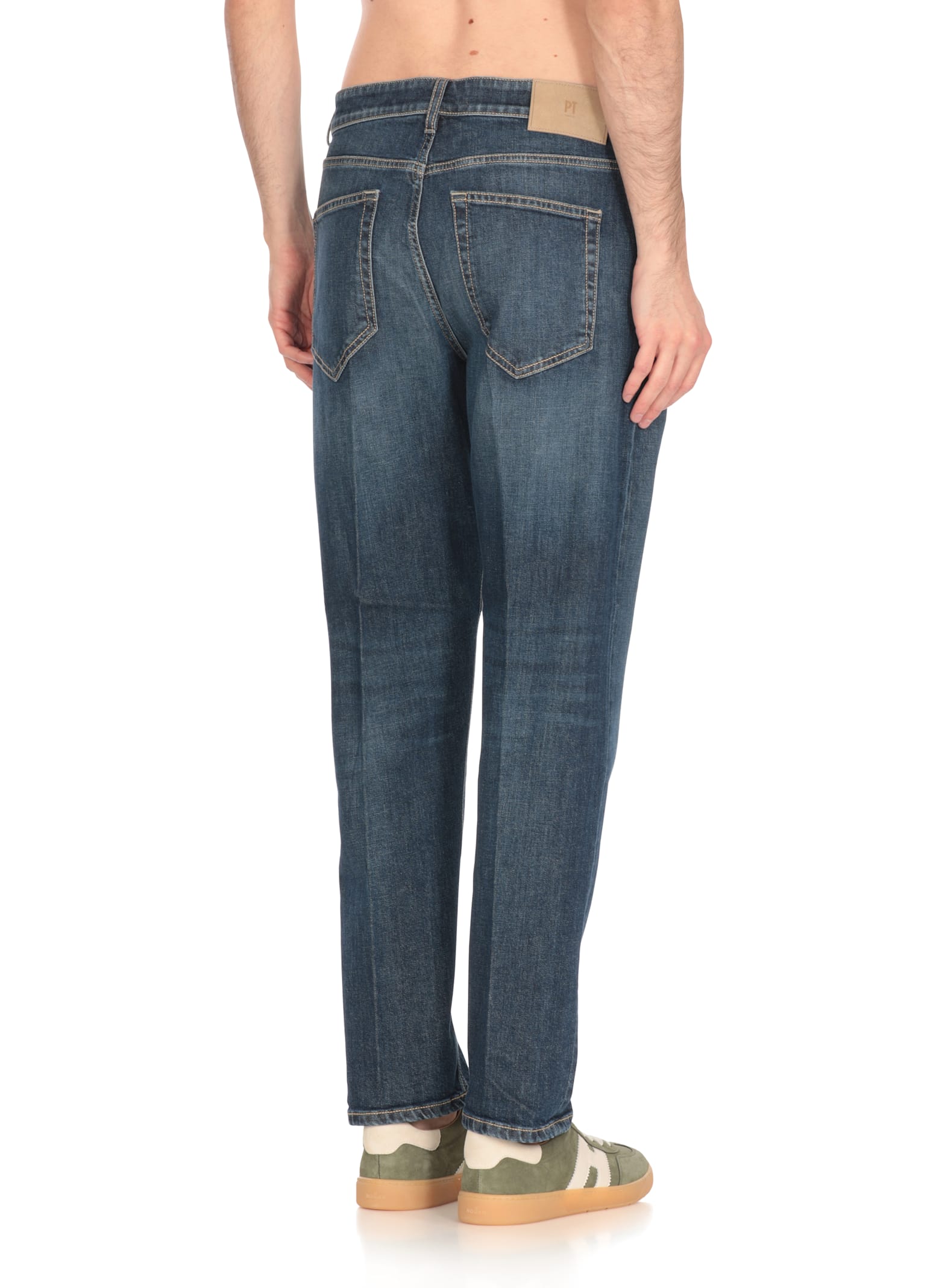 Pt Torino Jeans In Denim In Blue