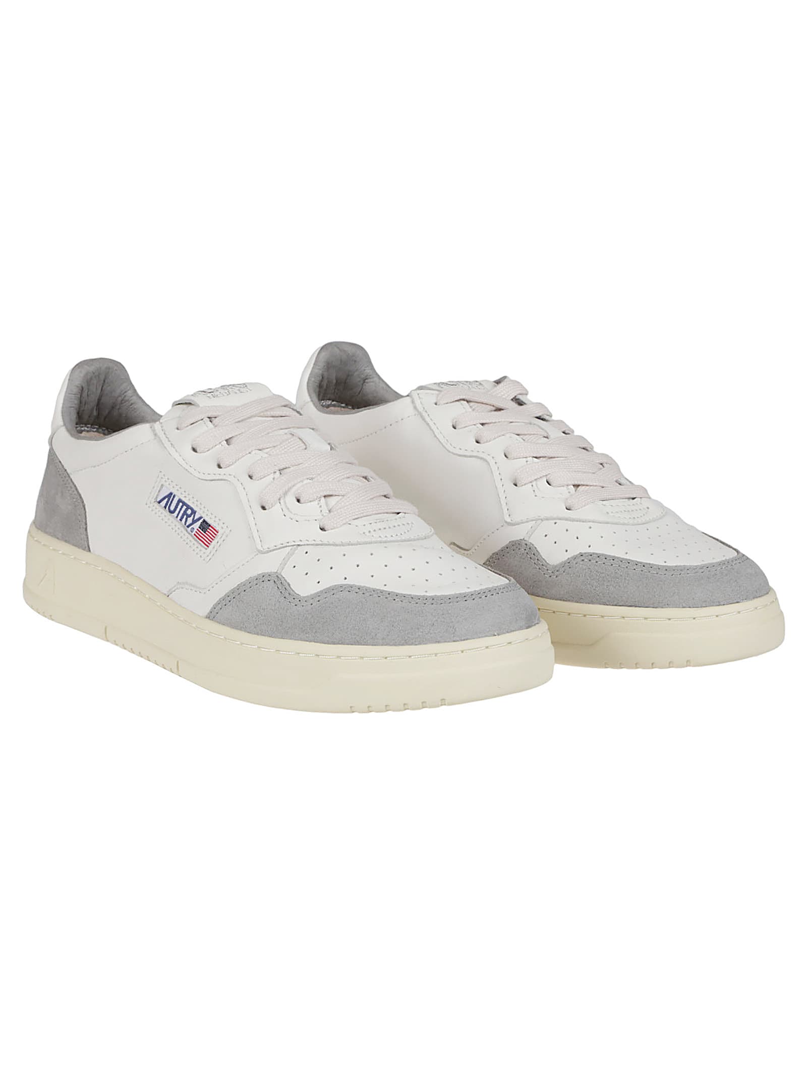 Autry Medalist Low Sneakers In Gray