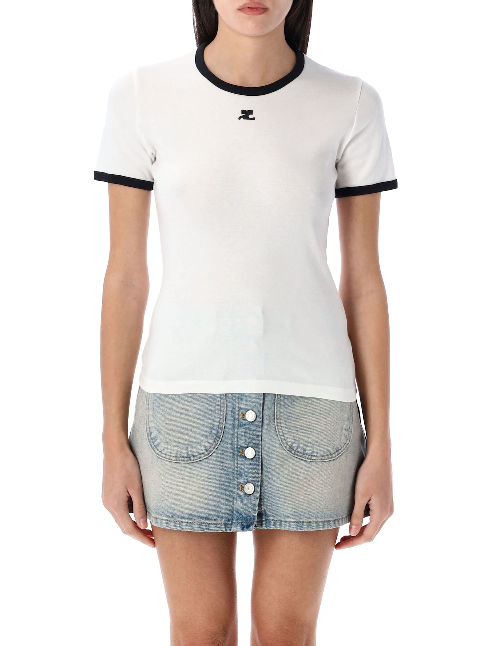 Courrèges Contrast T-shirt