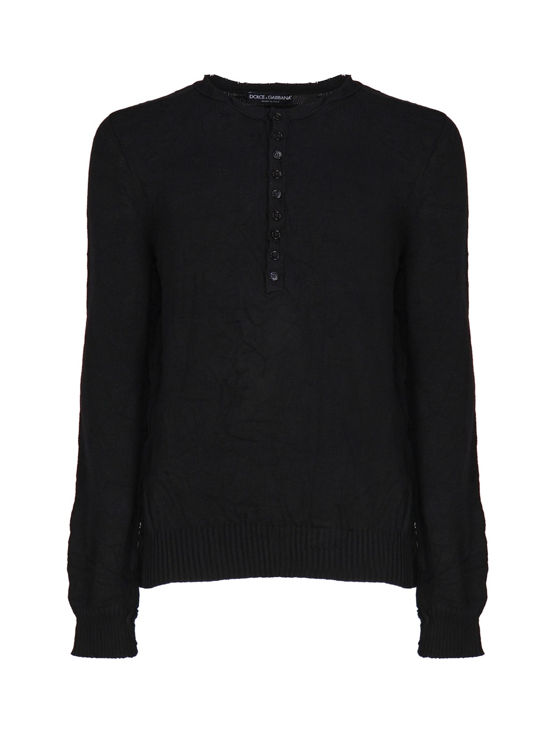 Dolce & Gabbana Re-edition Wool Jumper In Black