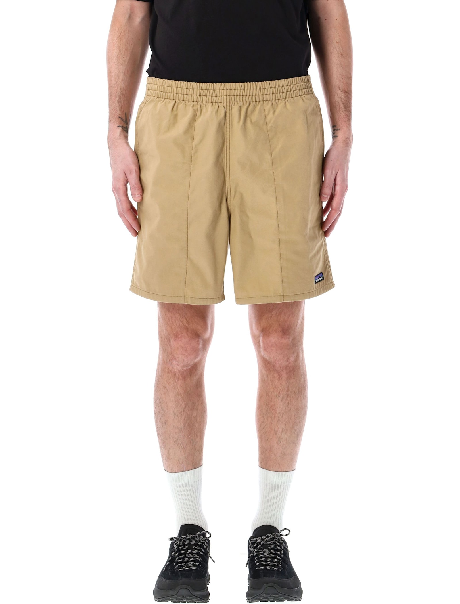 Patagonia Waistband Elastic Shorts Pockets Back In Classic Tan