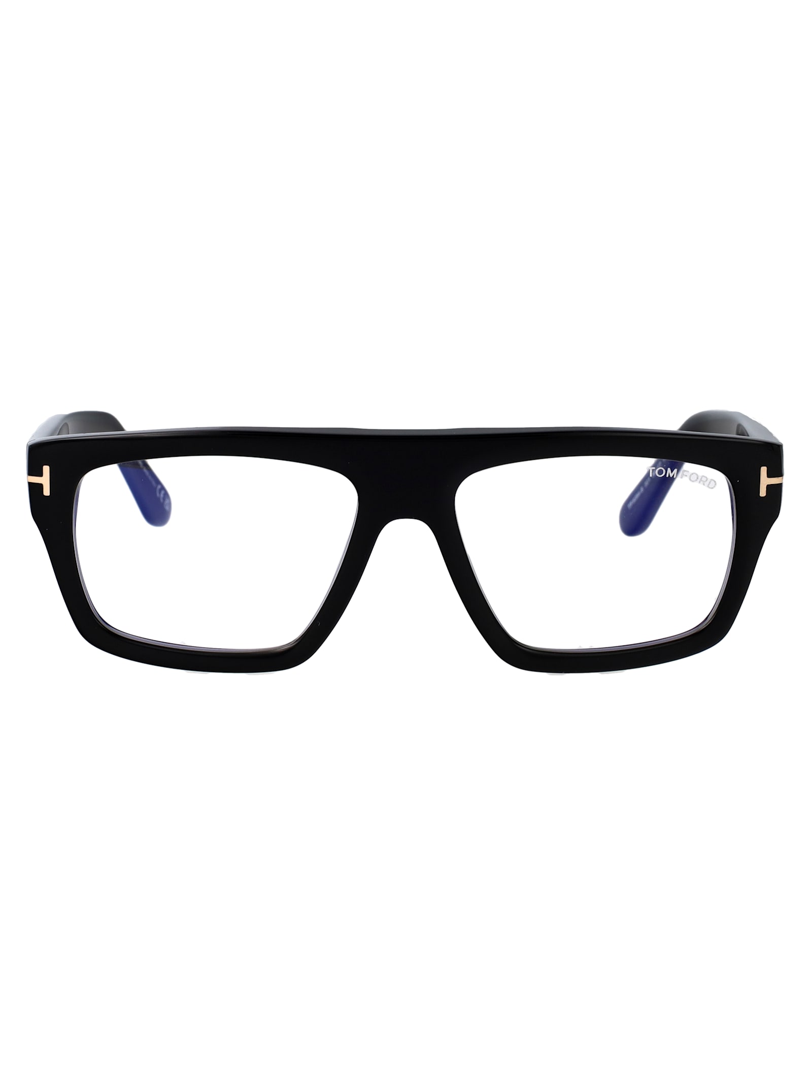 Tom Ford Eyewear Rectangle-frame Glasses In Black
