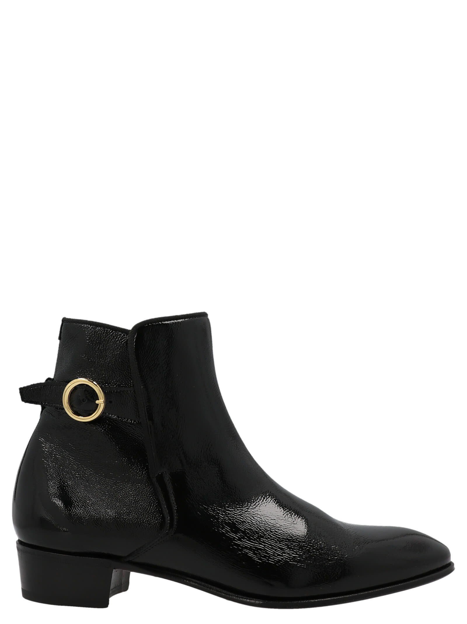 Lidfort Patent Ankle Boots