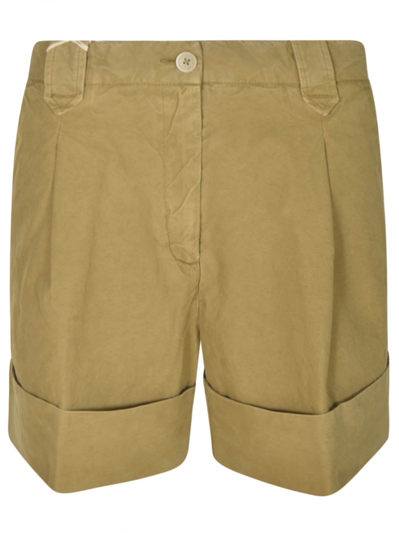 Straight Buttoned Shorts