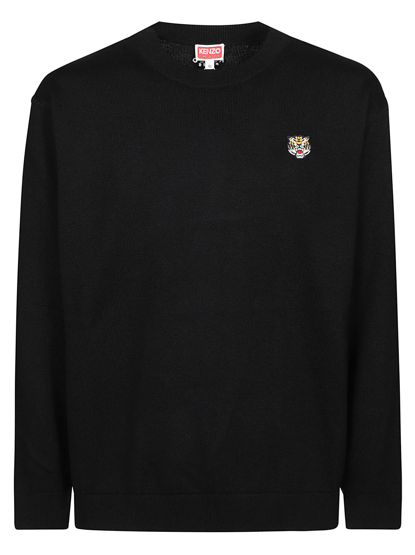 Shop Kenzo Rws Lucky Tiger Sweater In J Noir